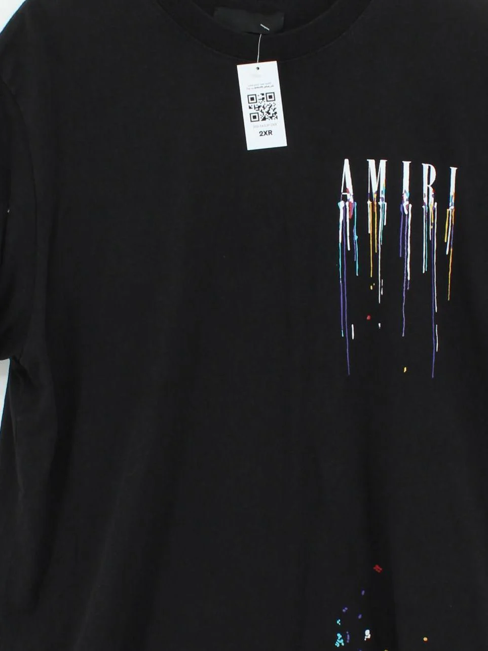 Amiri Men's T-Shirt L Black Graphic 100% Cotton Basic - Image 3