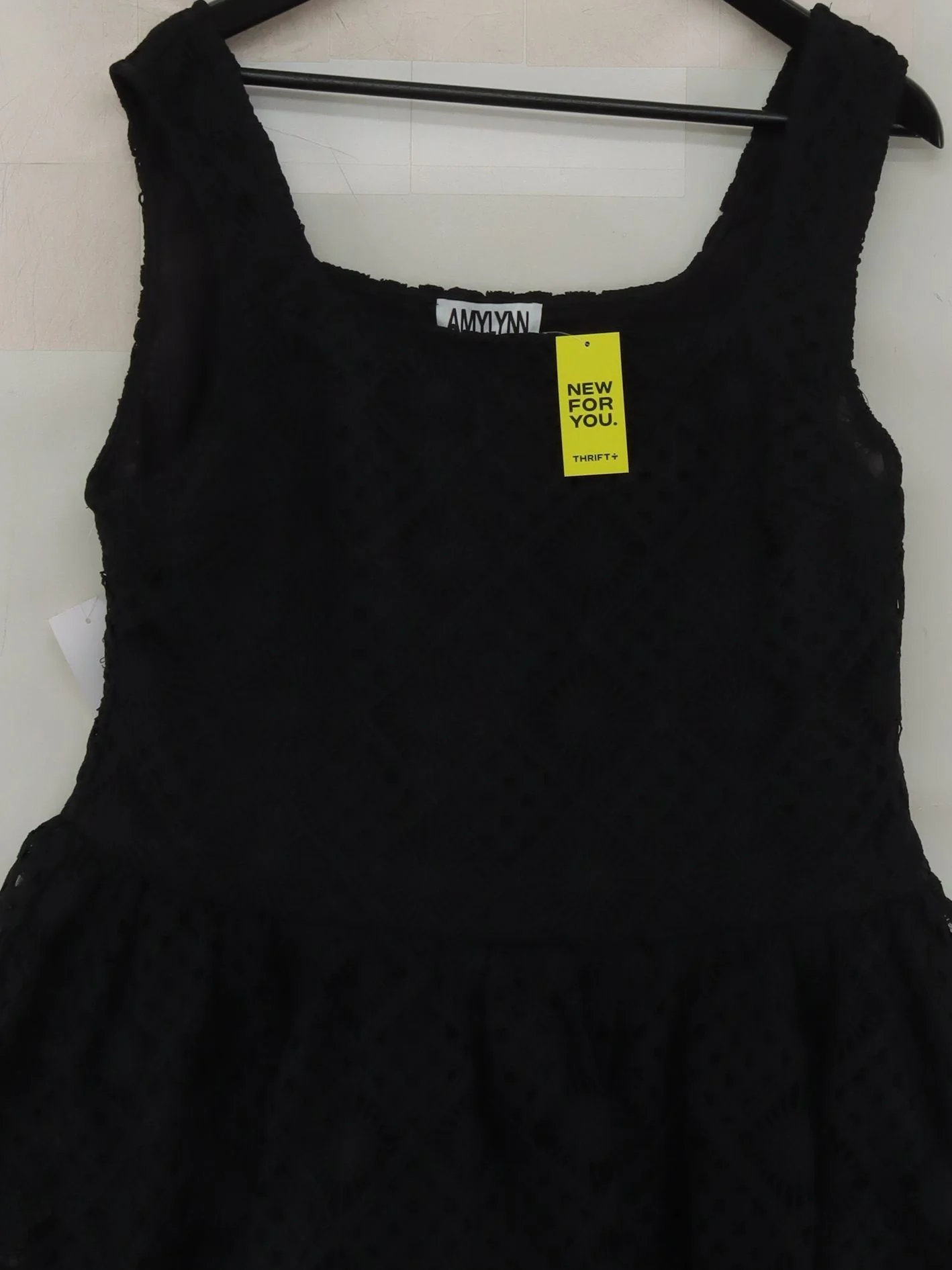 Amy Lynn Skater Mini Dress UK16 in Black - Image 3