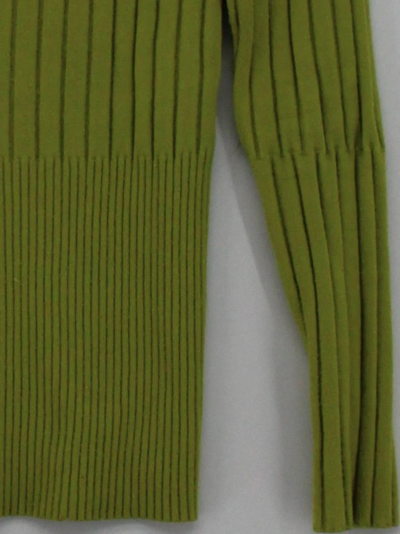 Amy Lynn Women's Top S Green 100% Other Long Sleeve Mock Neck Jersey - Image 4