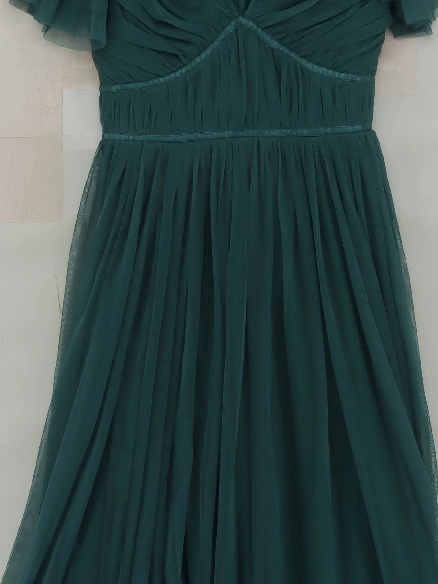 Anaya A-Line Midi Dress UK8 in Green - Image 3