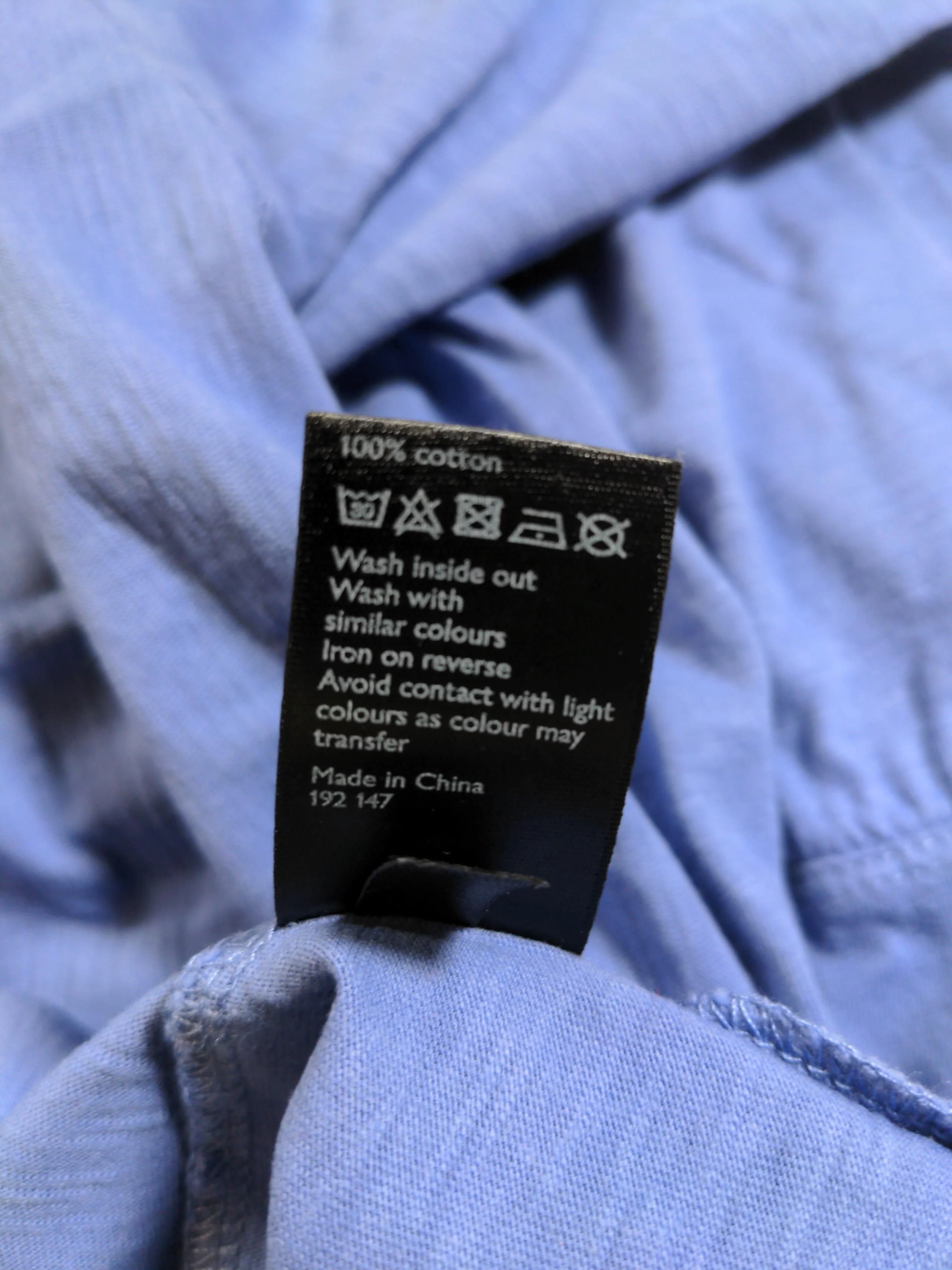 and/or T-Shirt Mini Dress UK16 in Blue - Image 6