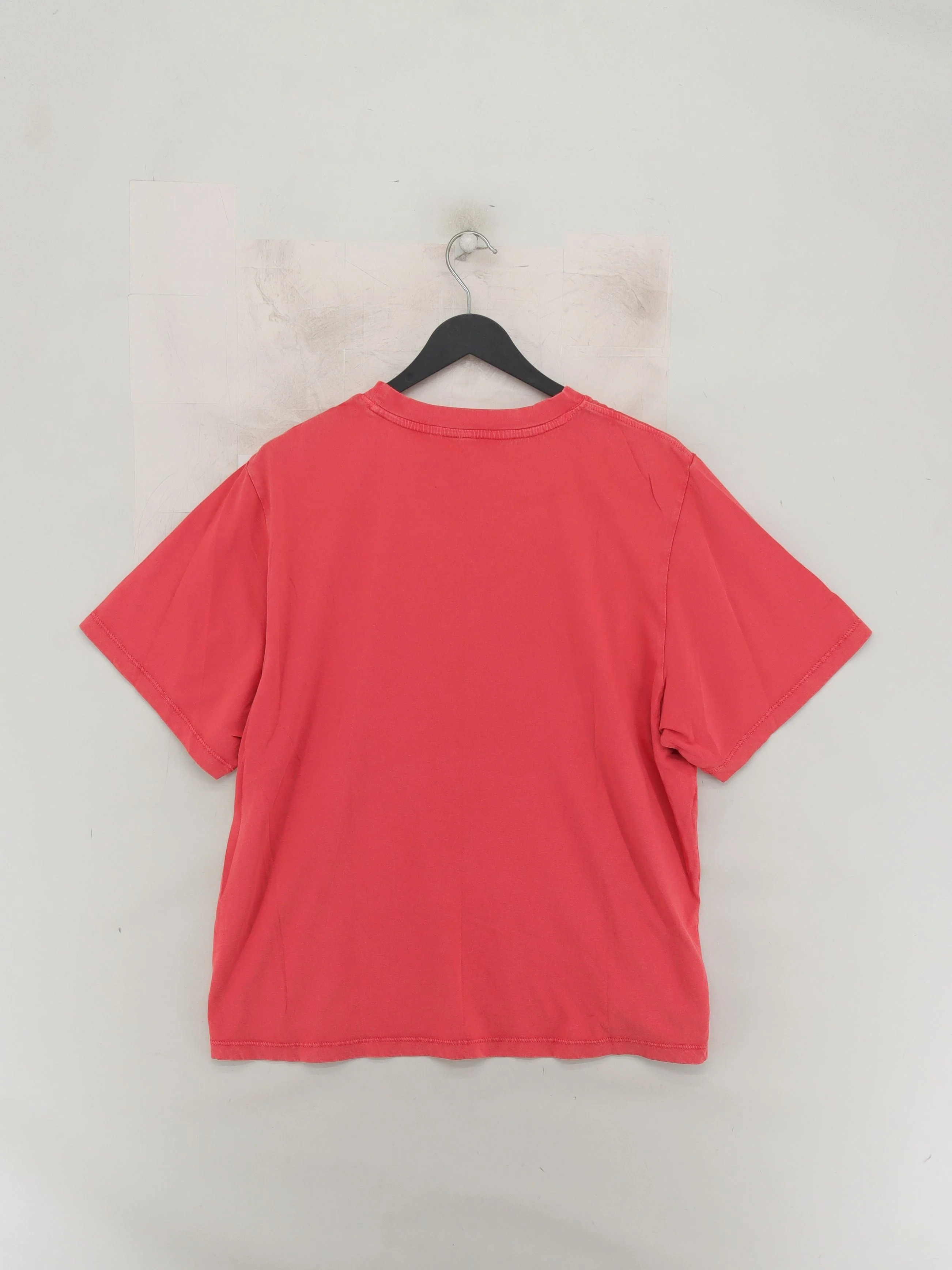 And/or Women's T-Shirt UK 16 Red 100% Cotton Short Sleeve Round Neck Basic - Image 2