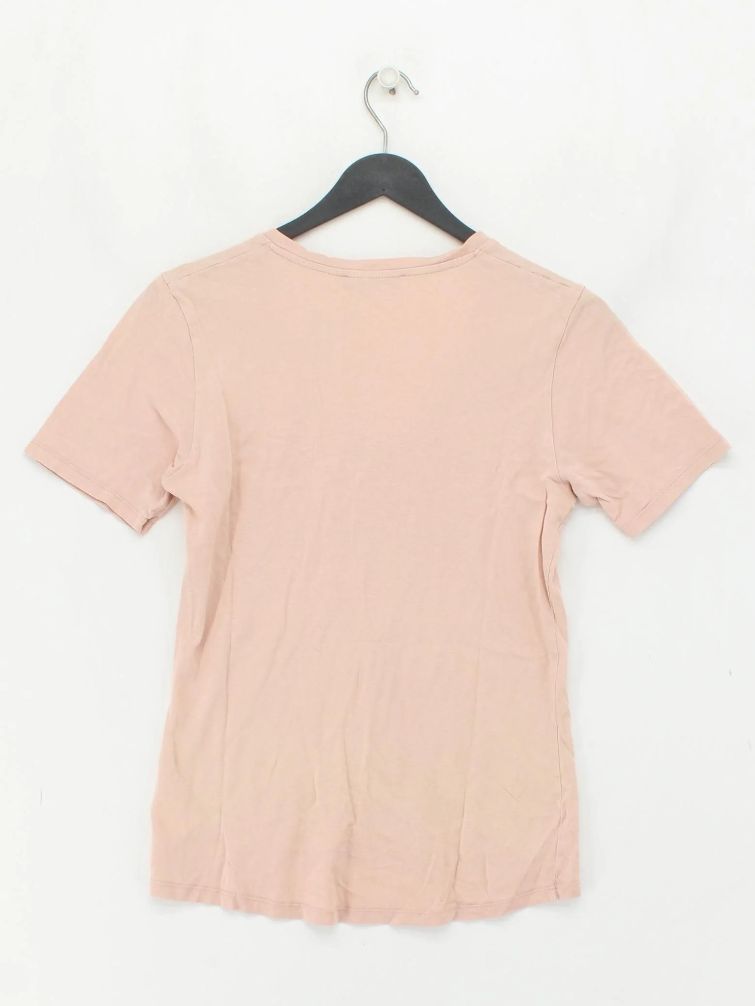 Anecdote Women's T-Shirt XS Pink 100% Cotton Short Sleeve V-Neck Basic - Image 2