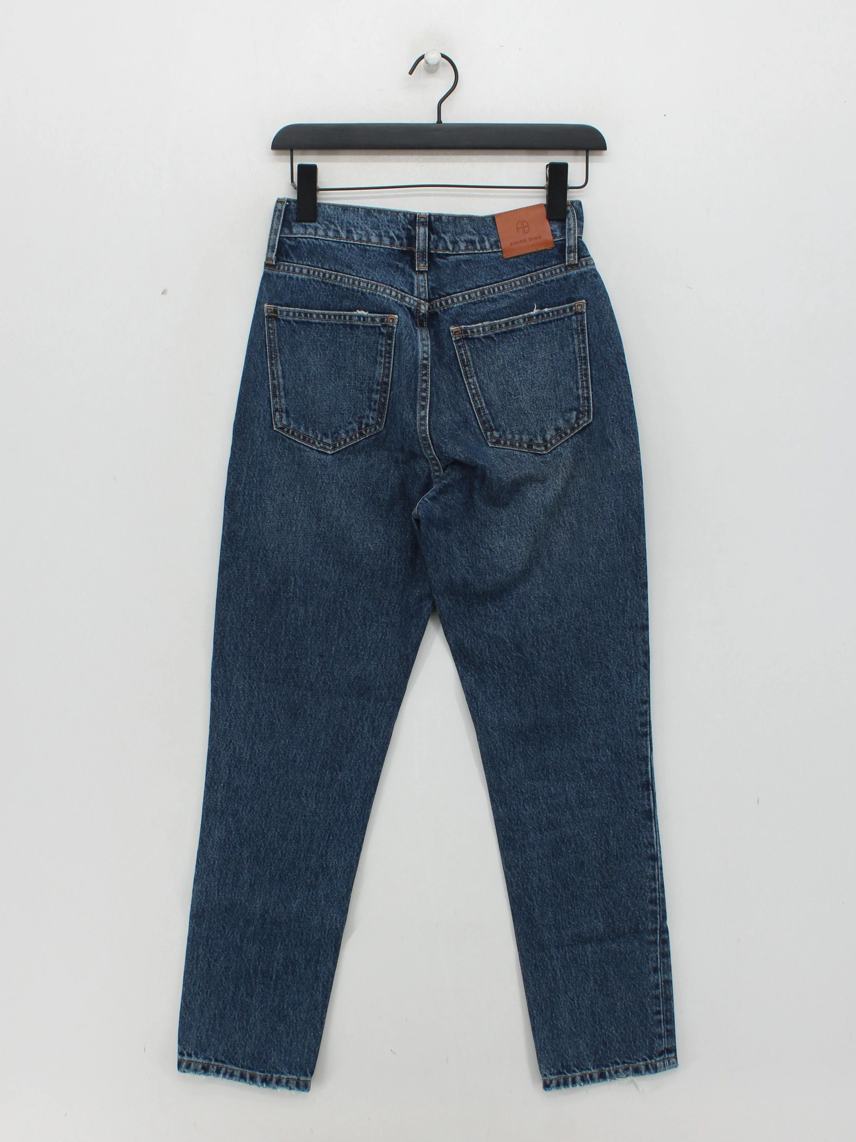 Anine Bing Women's Jeans W 26 in Blue 100% Cotton Mom - Image 2