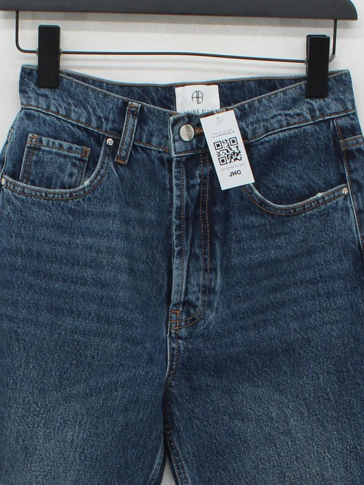 Anine Bing Women's Jeans W 26 in Blue 100% Cotton Mom - Image 3