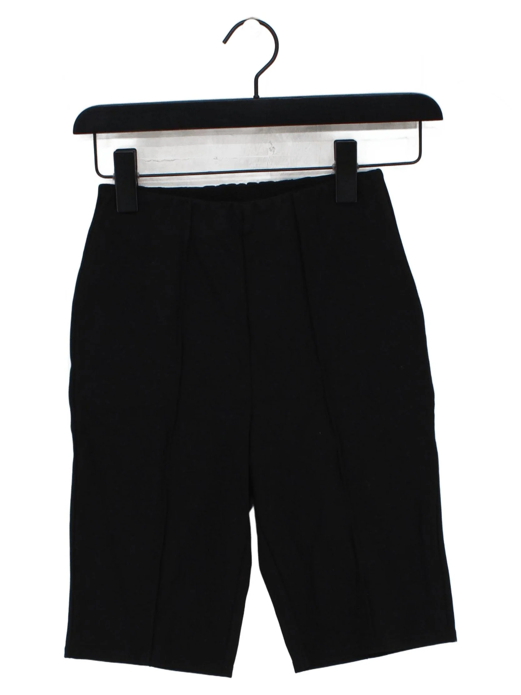 Anine Bing Women's Shorts XXS Black Rayon with Nylon, Elastane Sweat
