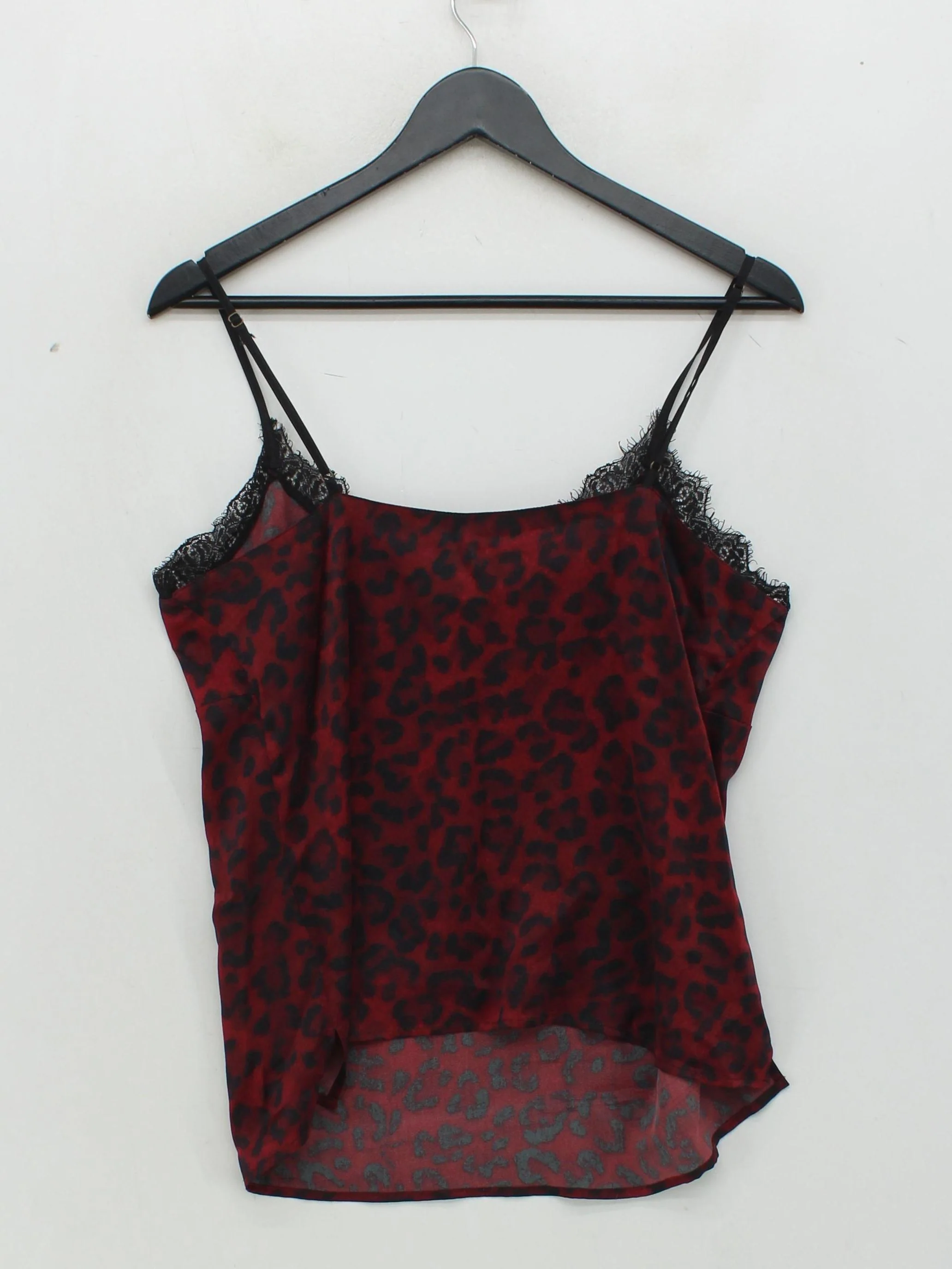Anine Bing Women's T-Shirt M Red 100% Silk Camisole - Image 2