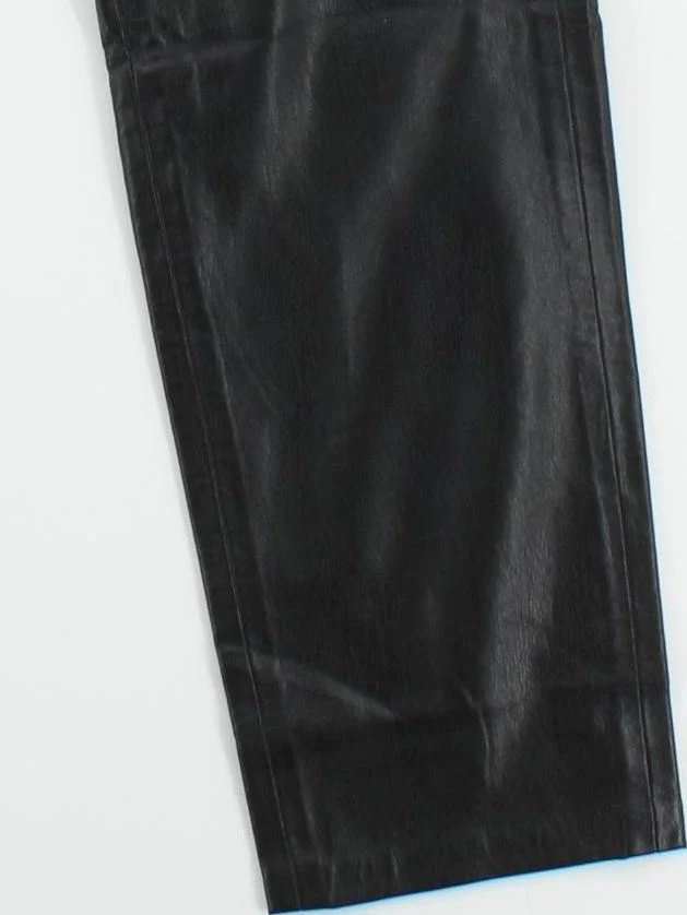 Anine Bing Women's Trousers S Black Polyester with Viscose, Other Straight Chino - Image 4