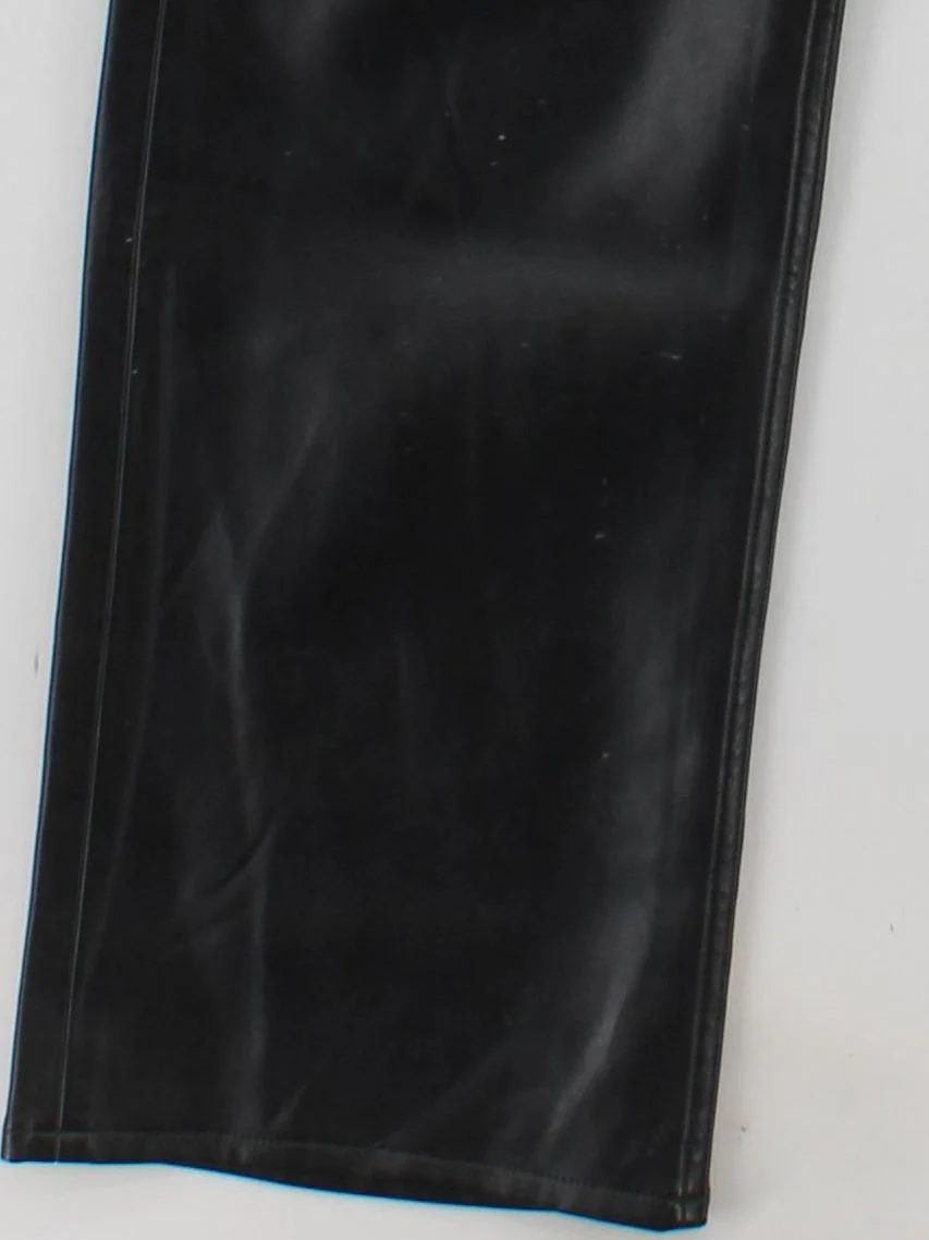 Anine Bing Women's Trousers UK 12 Black Polyester with Other Straight Chino - Image 4