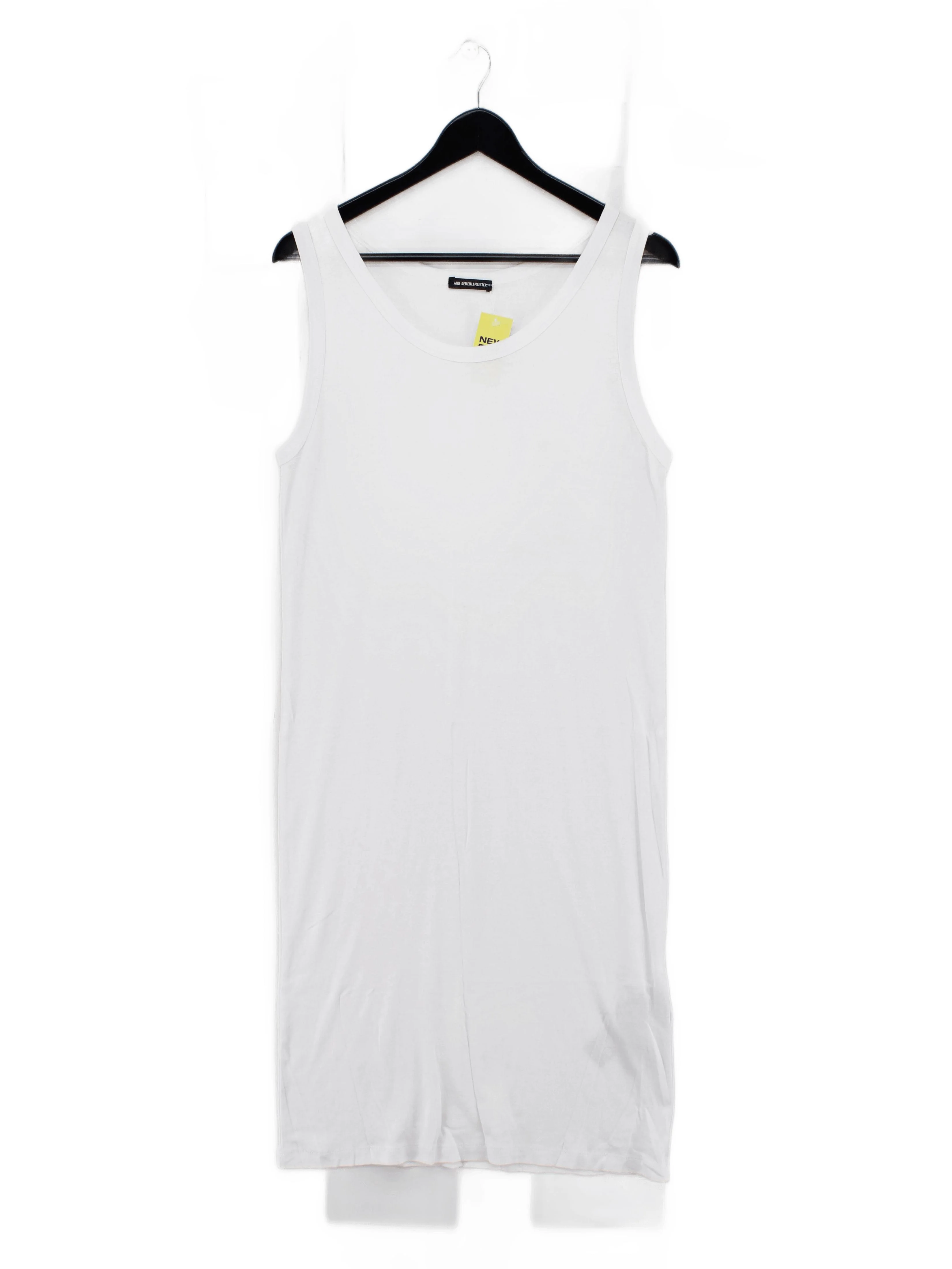 Ann Demeulemeester Women's T-Shirt M White 100% Cotton Basic