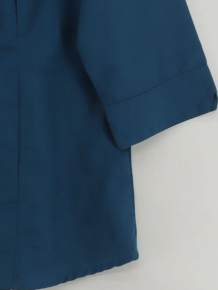 Annabelle Women's Shirt XL Blue Polyester with Viscose 3/4 Sleeve Collared Basic - Image 4