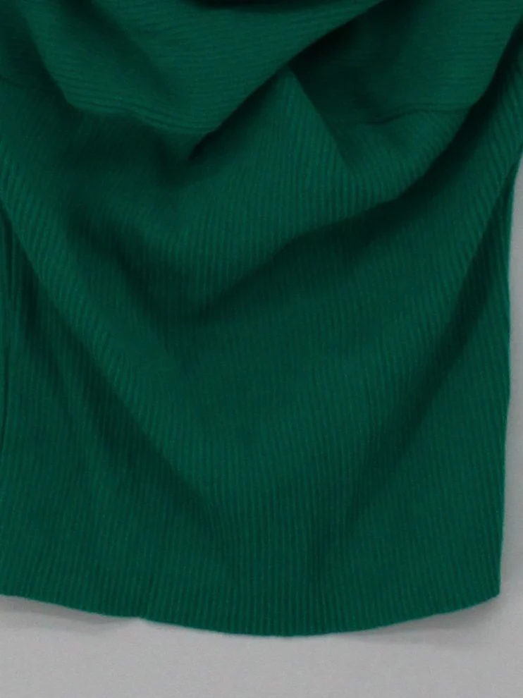 Another Sunday Women's Top UK 12 Green Viscose with Nylon Basic - Image 4