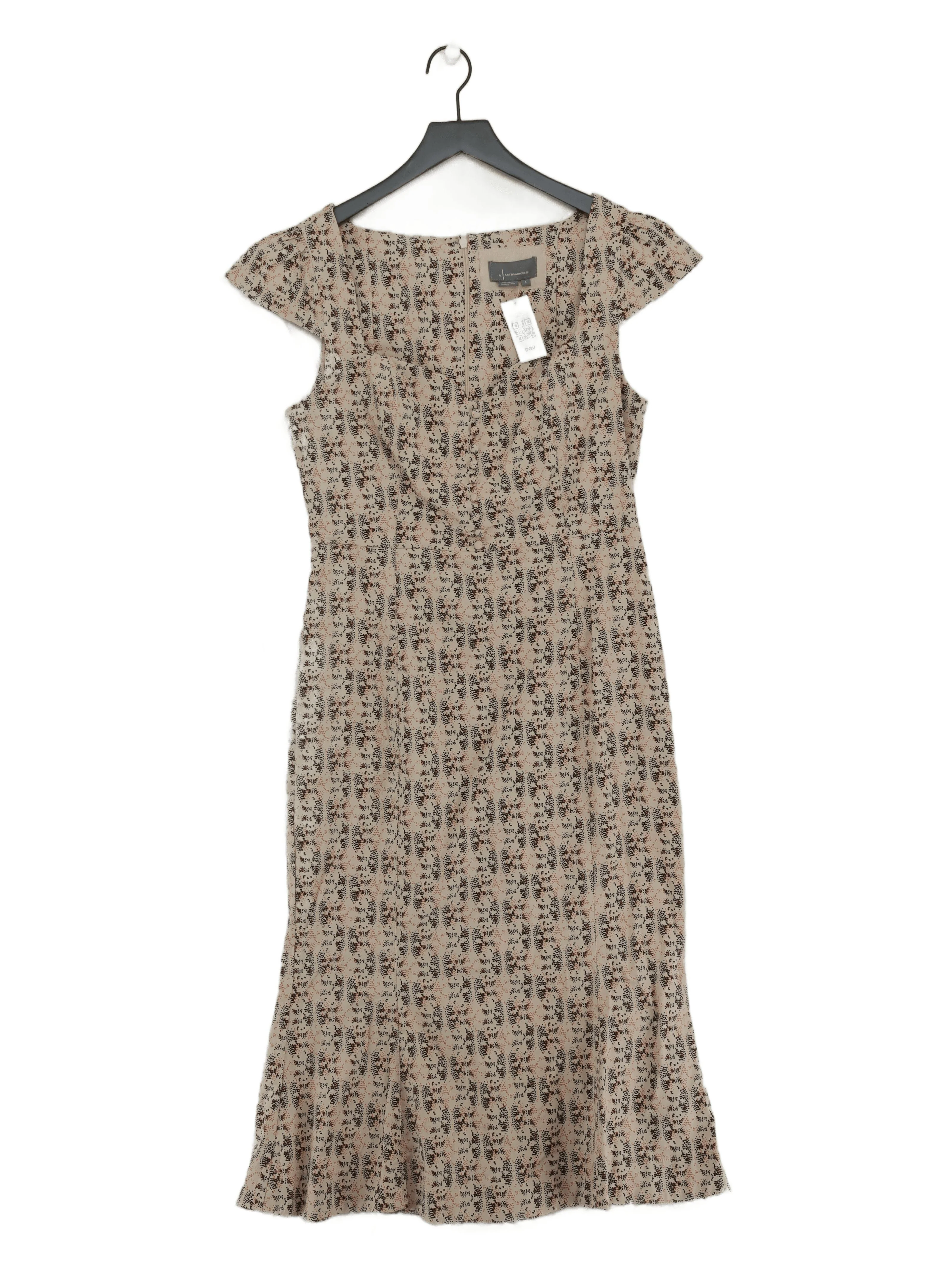 Anthropologie A-Line Midi Dress L in Multi