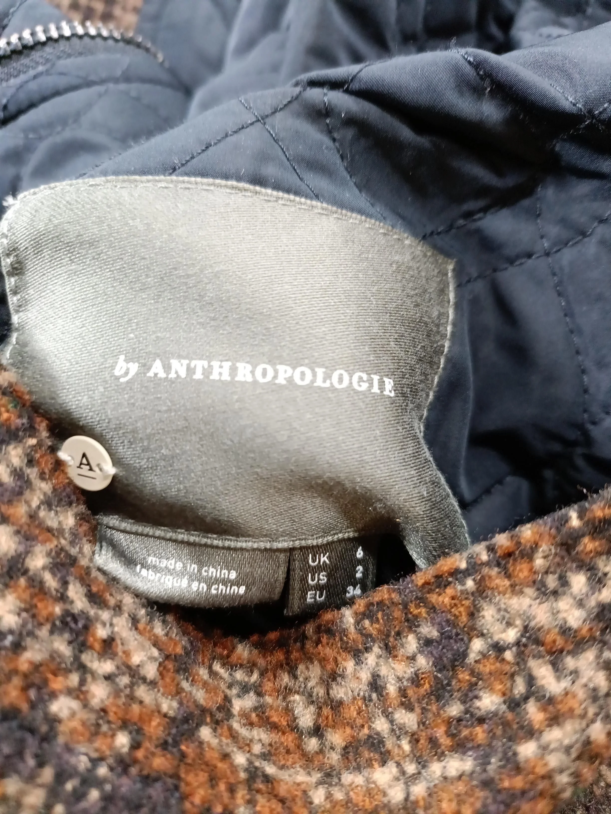 Anthropologie Bomber Jacket jacket blue - Image 5