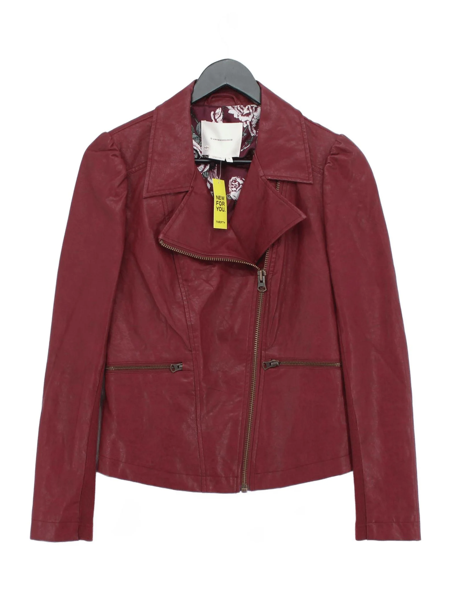 Anthropologie Motorcycle Jacket jacket red