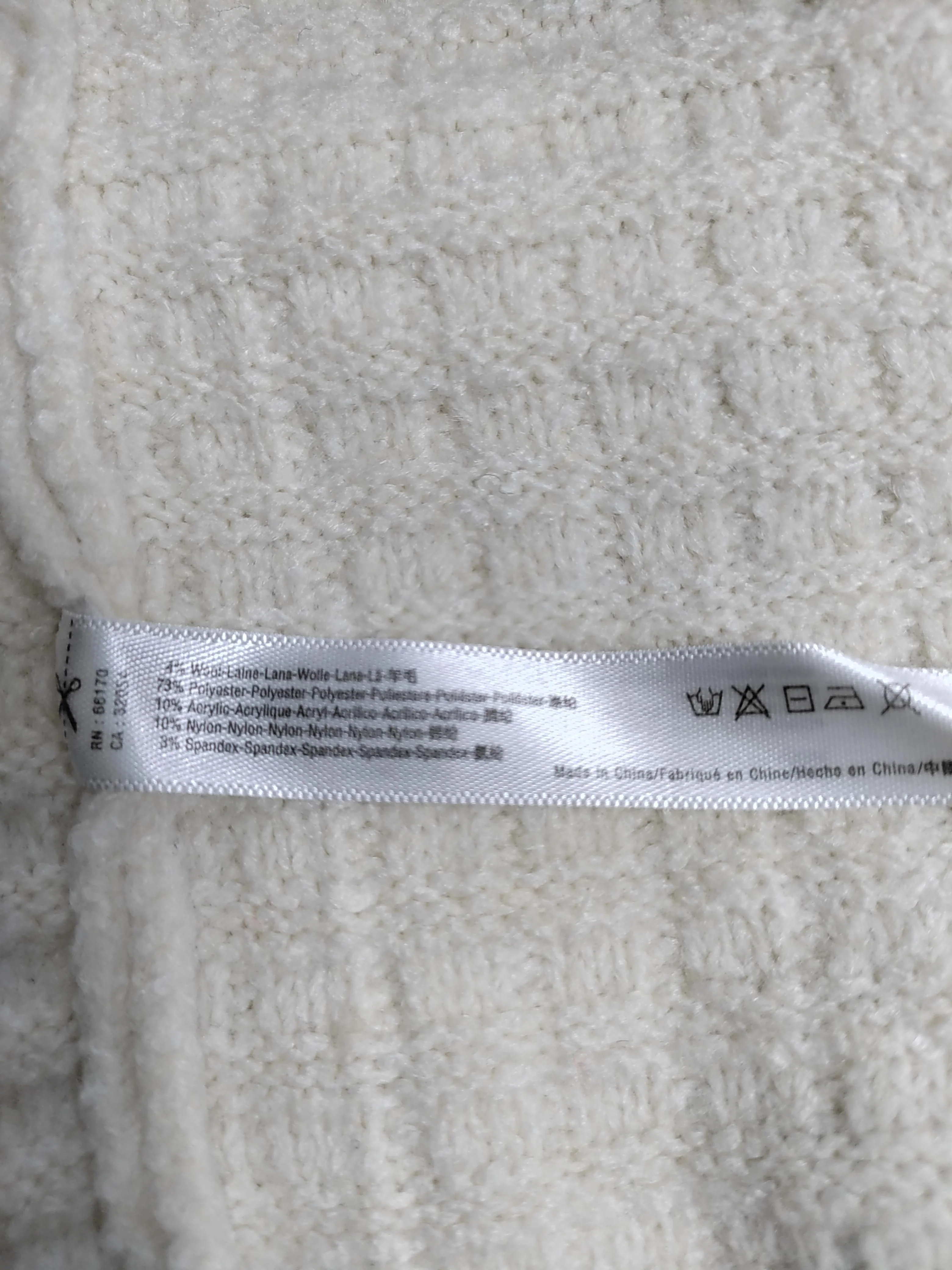 Anthropologie Women's Cardigan Cream Wool - Image 6