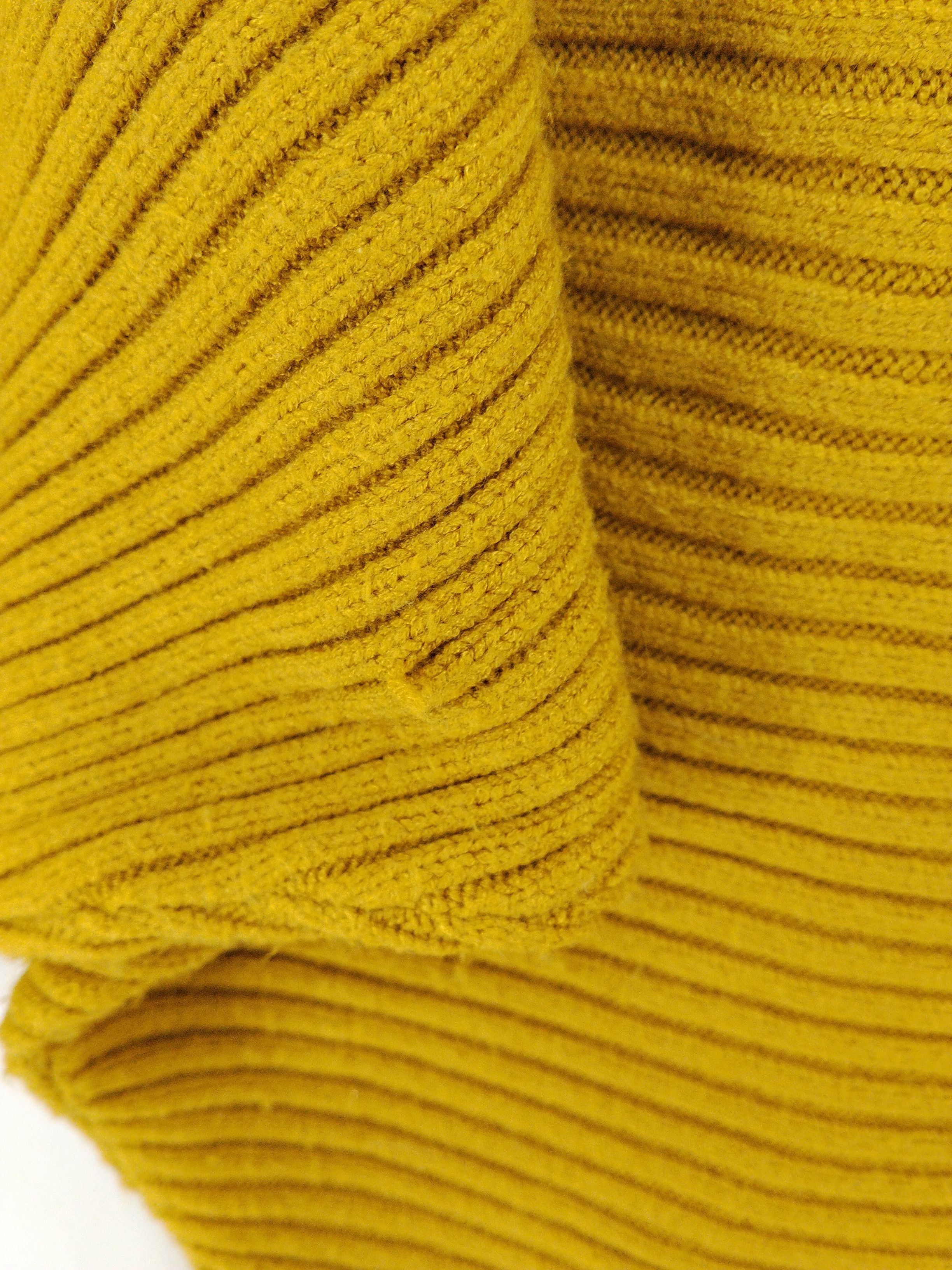 Anthropologie Women's Jumper XL Yellow Viscose with Polyester, Nylon Pullover - Image 5