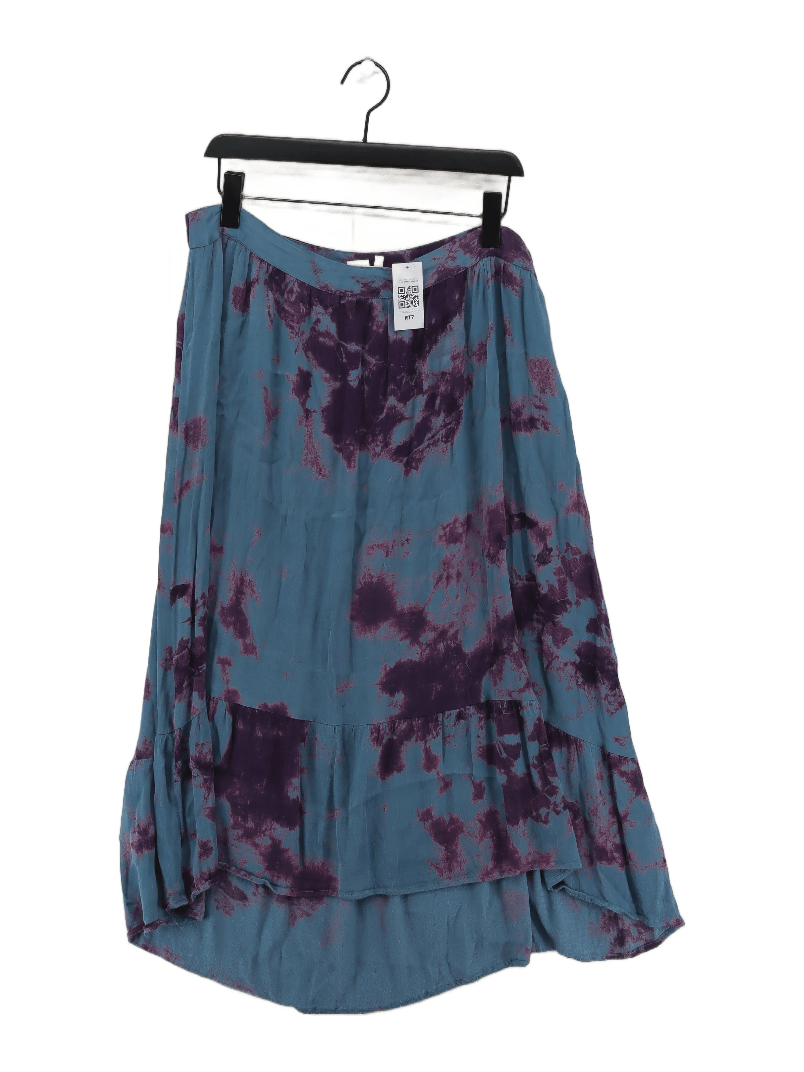 Anthropologie Women's Midi Skirt L Multi 100% Viscose Midi A-Line