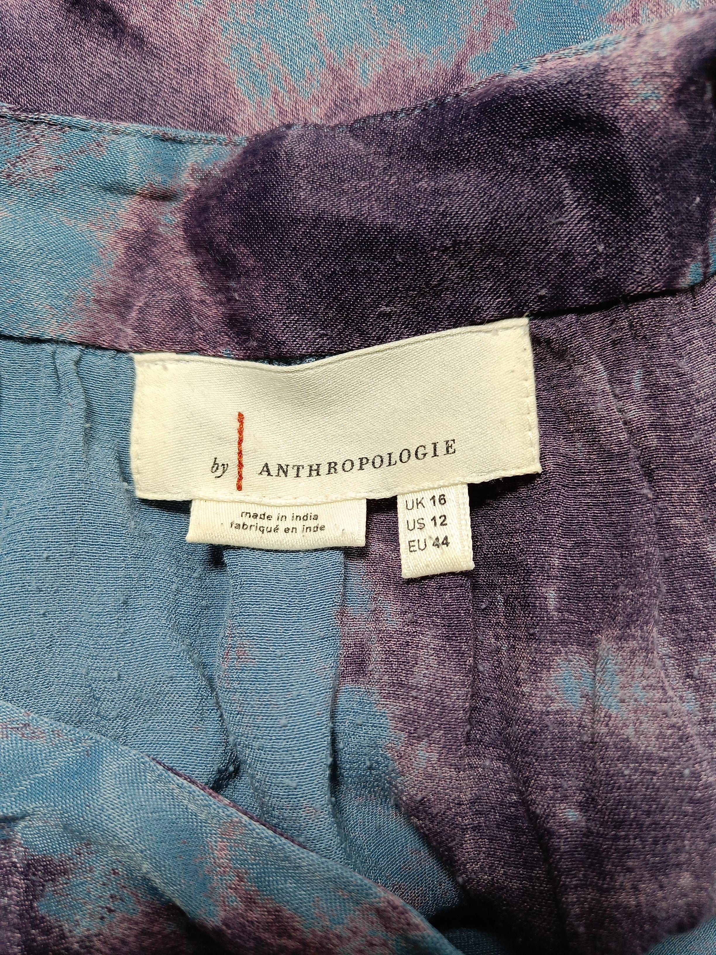 Anthropologie Women's Midi Skirt L Multi 100% Viscose Midi A-Line - Image 6