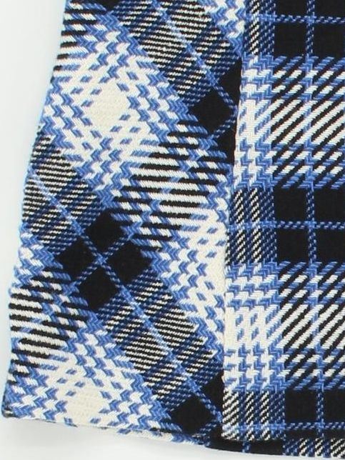 Anthropologie Women's Mini Skirt UK 2 Blue Cotton with Viscose Mini - Image 4