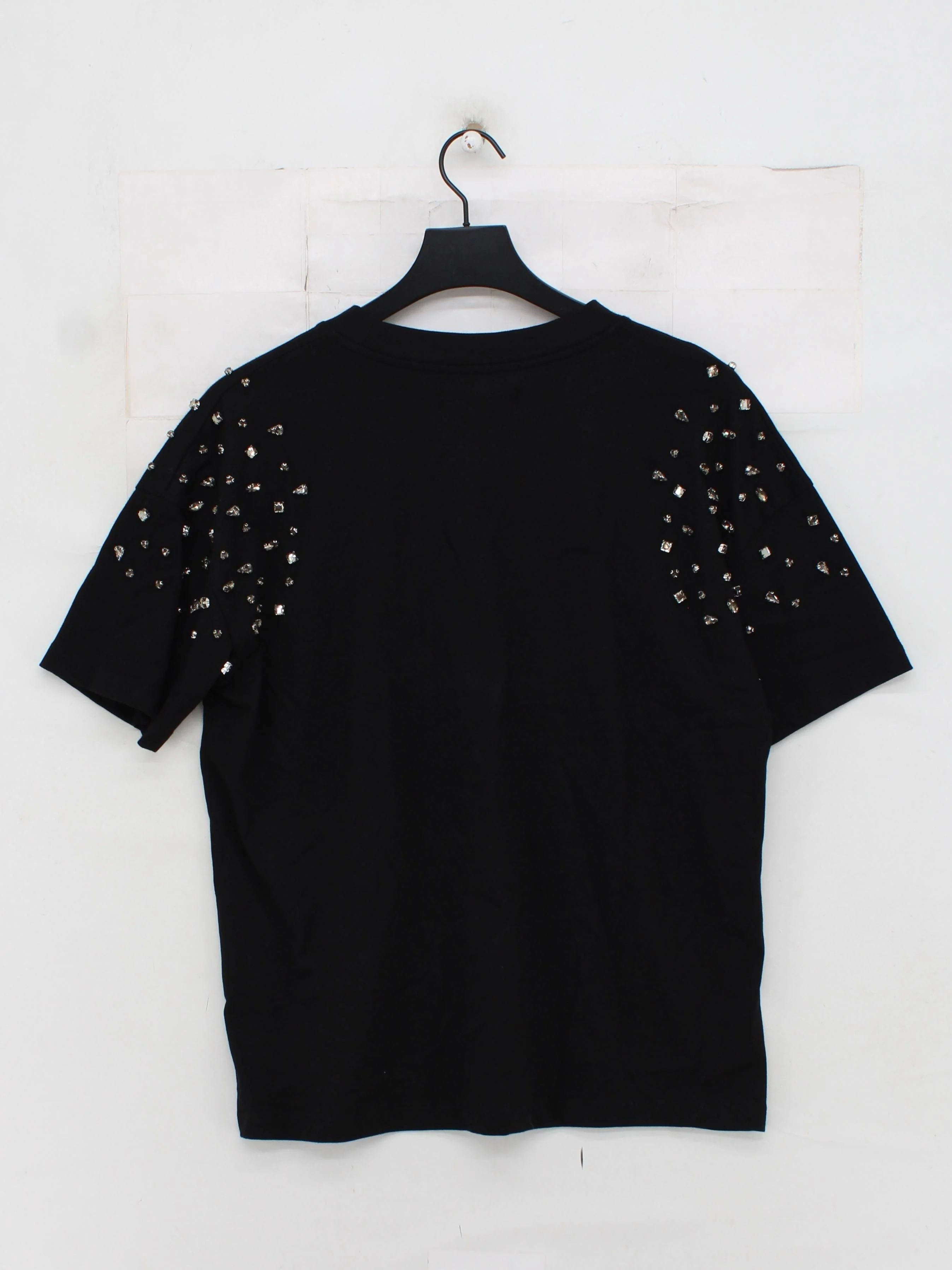 Anthropologie Women's T-Shirt S Black 100% Cotton Basic - Image 2