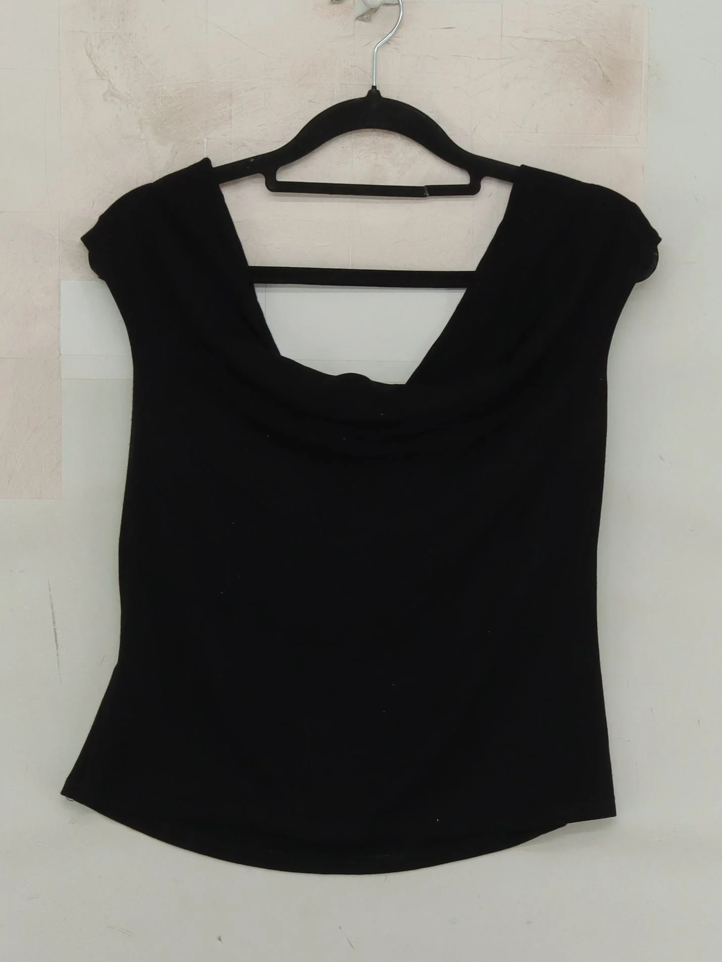Anthropologie Women's Top L Black Viscose with Elastane Basic - Image 2