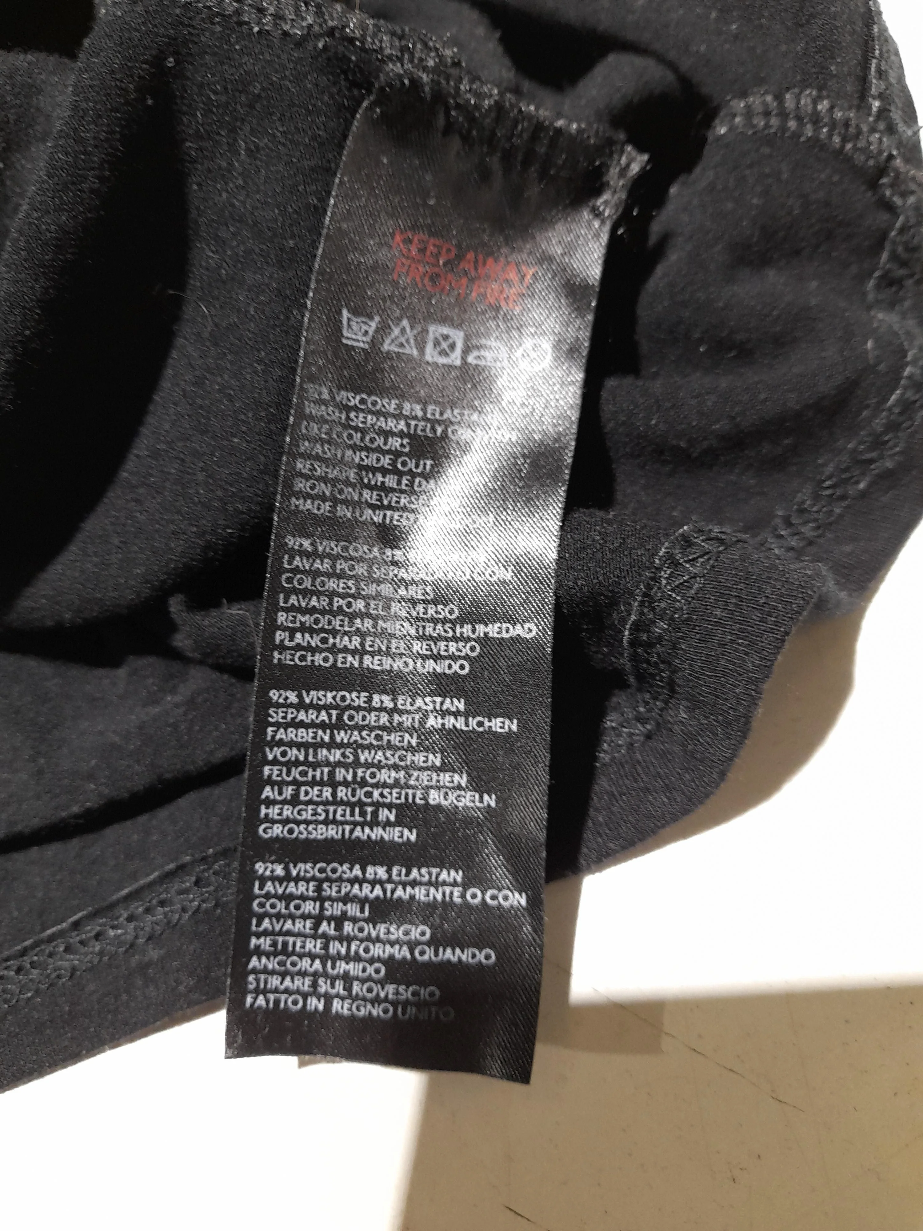 Anthropologie Women's Top L Black Viscose with Elastane Basic - Image 6