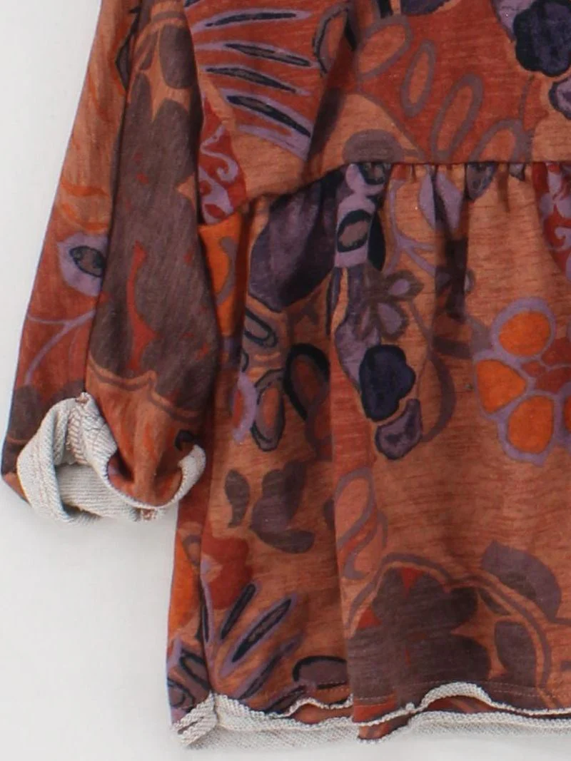 Anthropologie Women's Top S Multi Cotton with Polyester Basic - Image 4