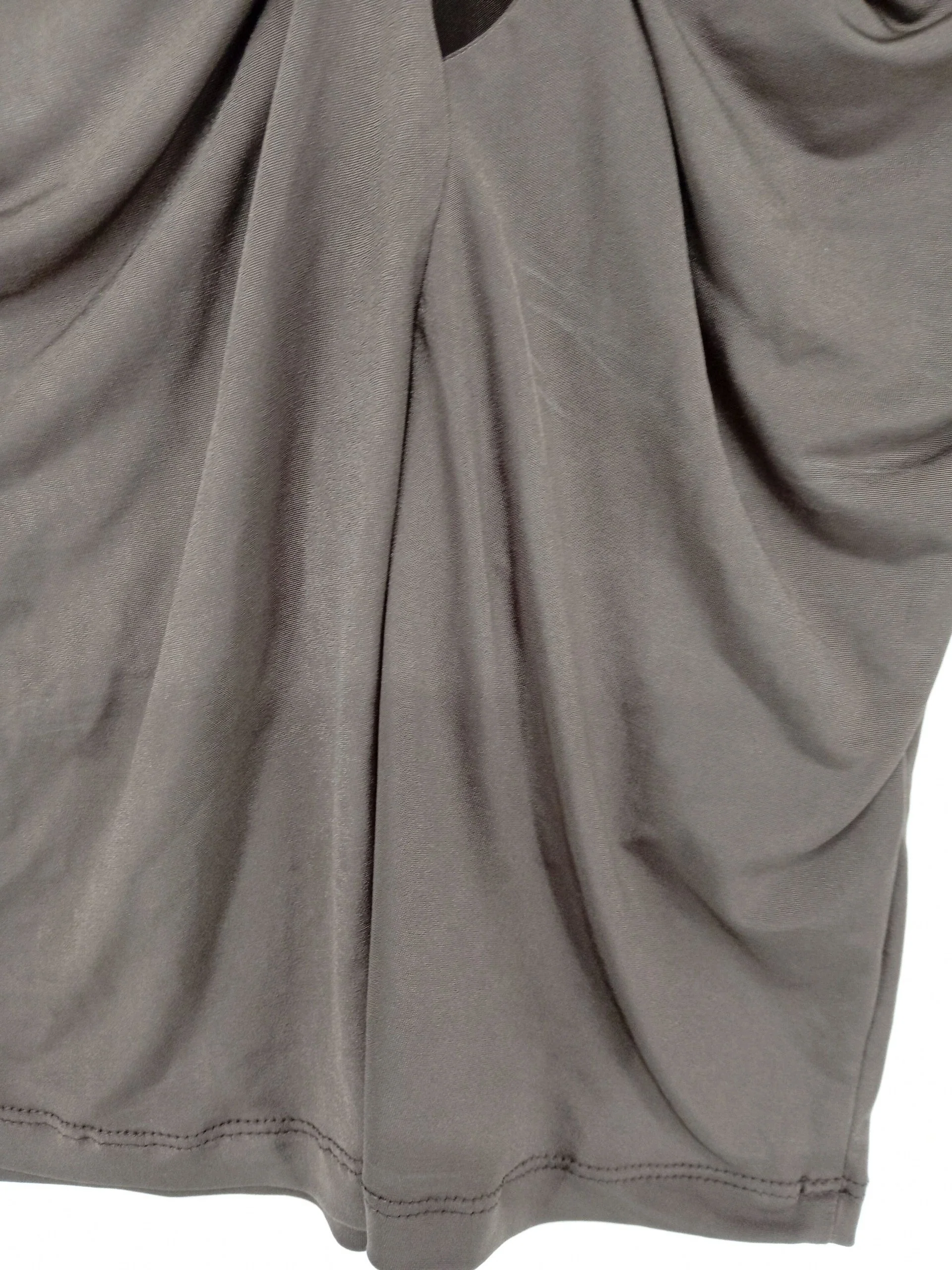 Anthropologie Women's Top UK 10 Brown Polyester with Elastane Basic - Image 5