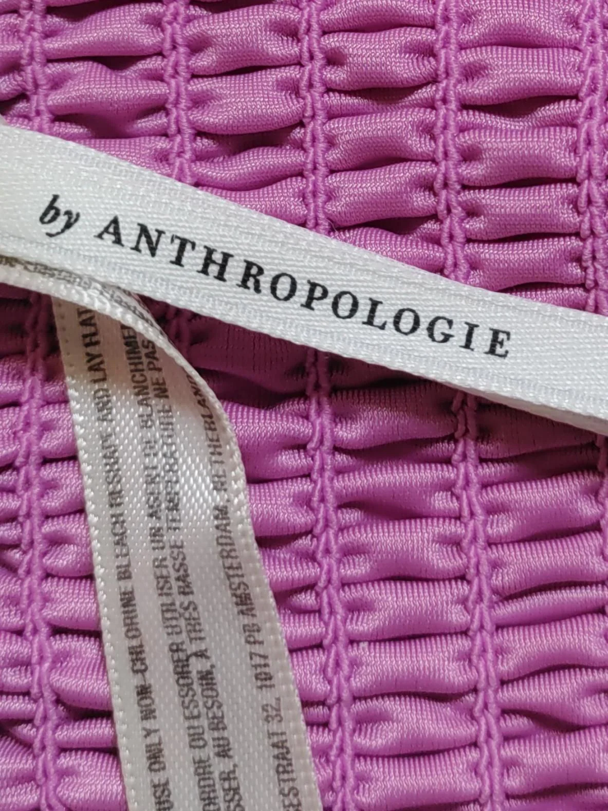Anthropologie Women's Top XL Pink Polyester with Elastane Cropped New with tags - Image 5
