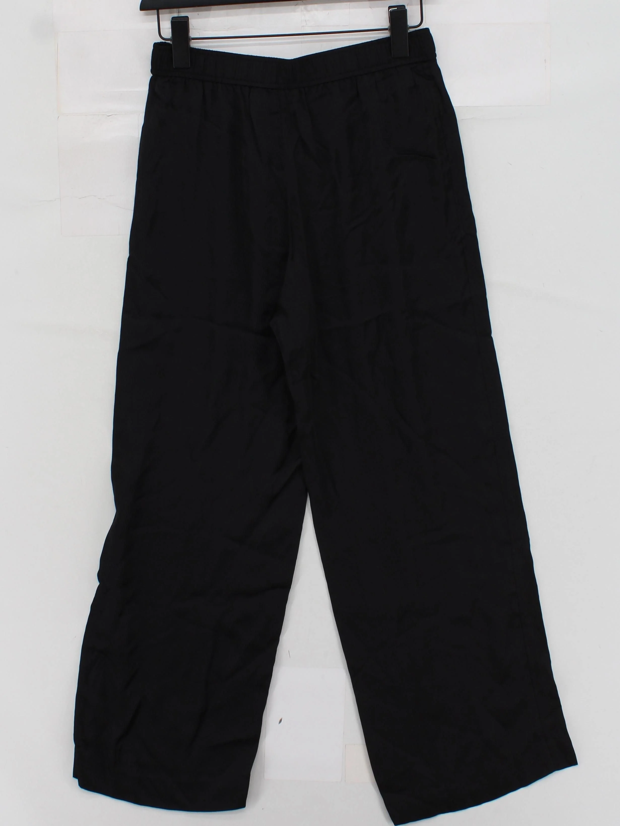 Anthropologie Women's Trousers S Black 100% Viscose Wide-Leg Sweatpants - Image 2