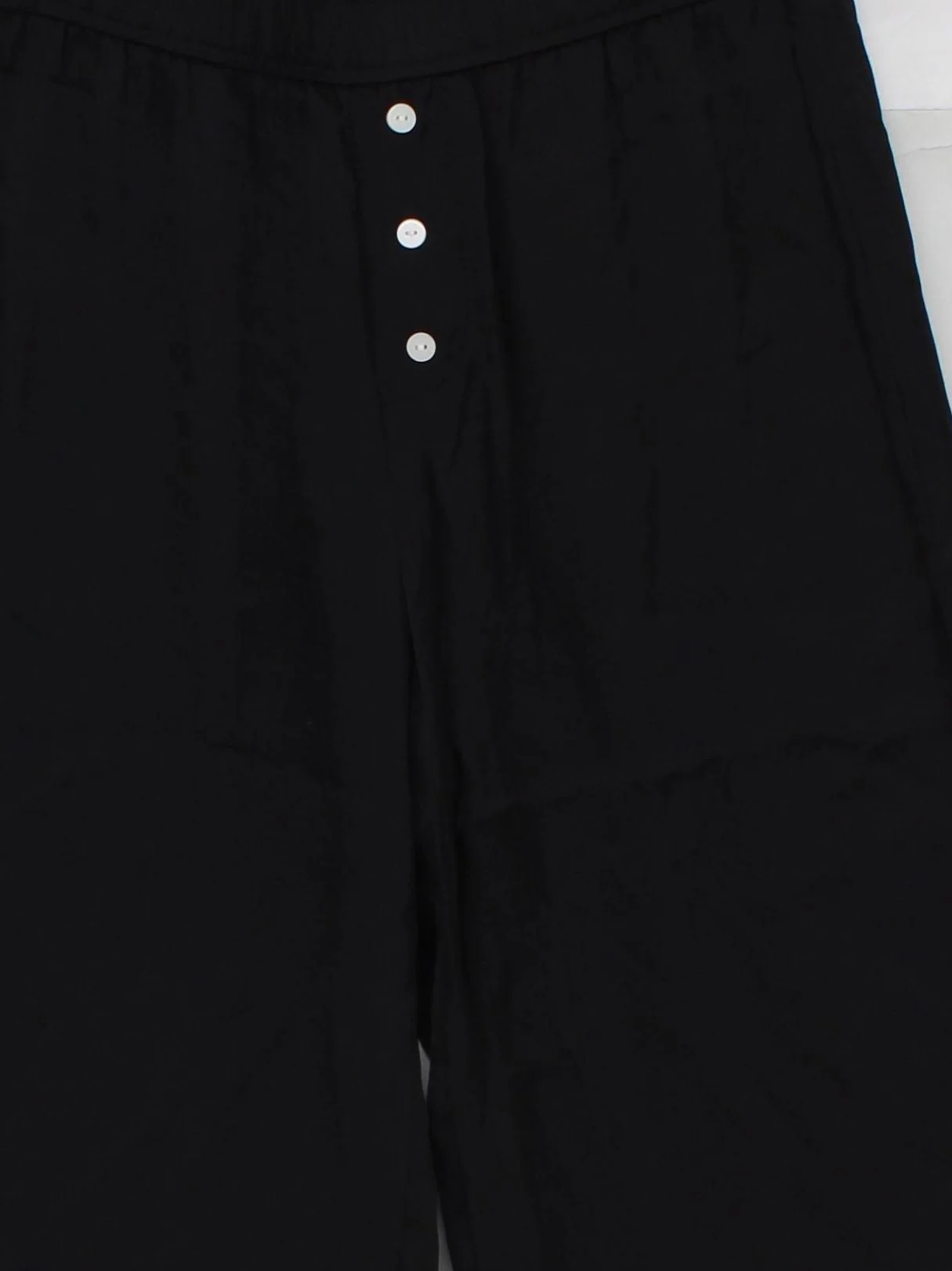 Anthropologie Women's Trousers S Black 100% Viscose Wide-Leg Sweatpants - Image 3