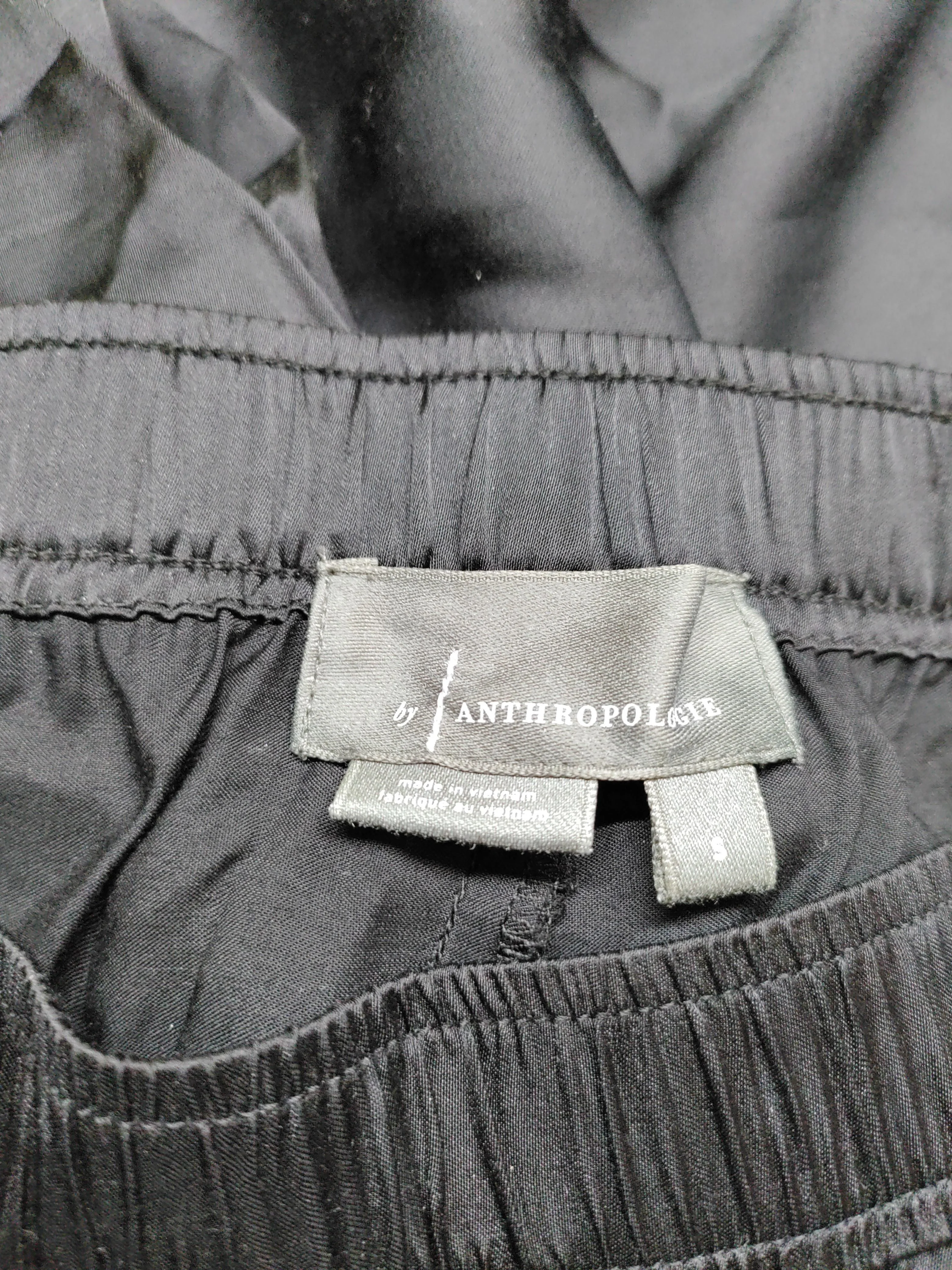 Anthropologie Women's Trousers S Black 100% Viscose Wide-Leg Sweatpants - Image 5