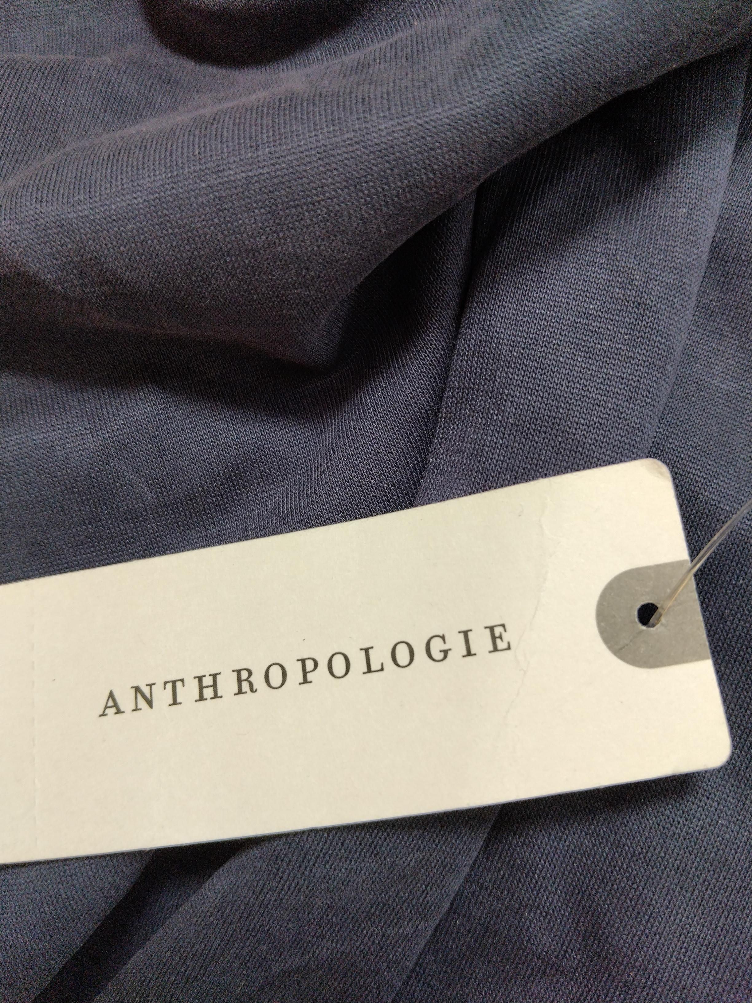 Anthropologie Wrap Maxi Dress M in Blue - Image 5