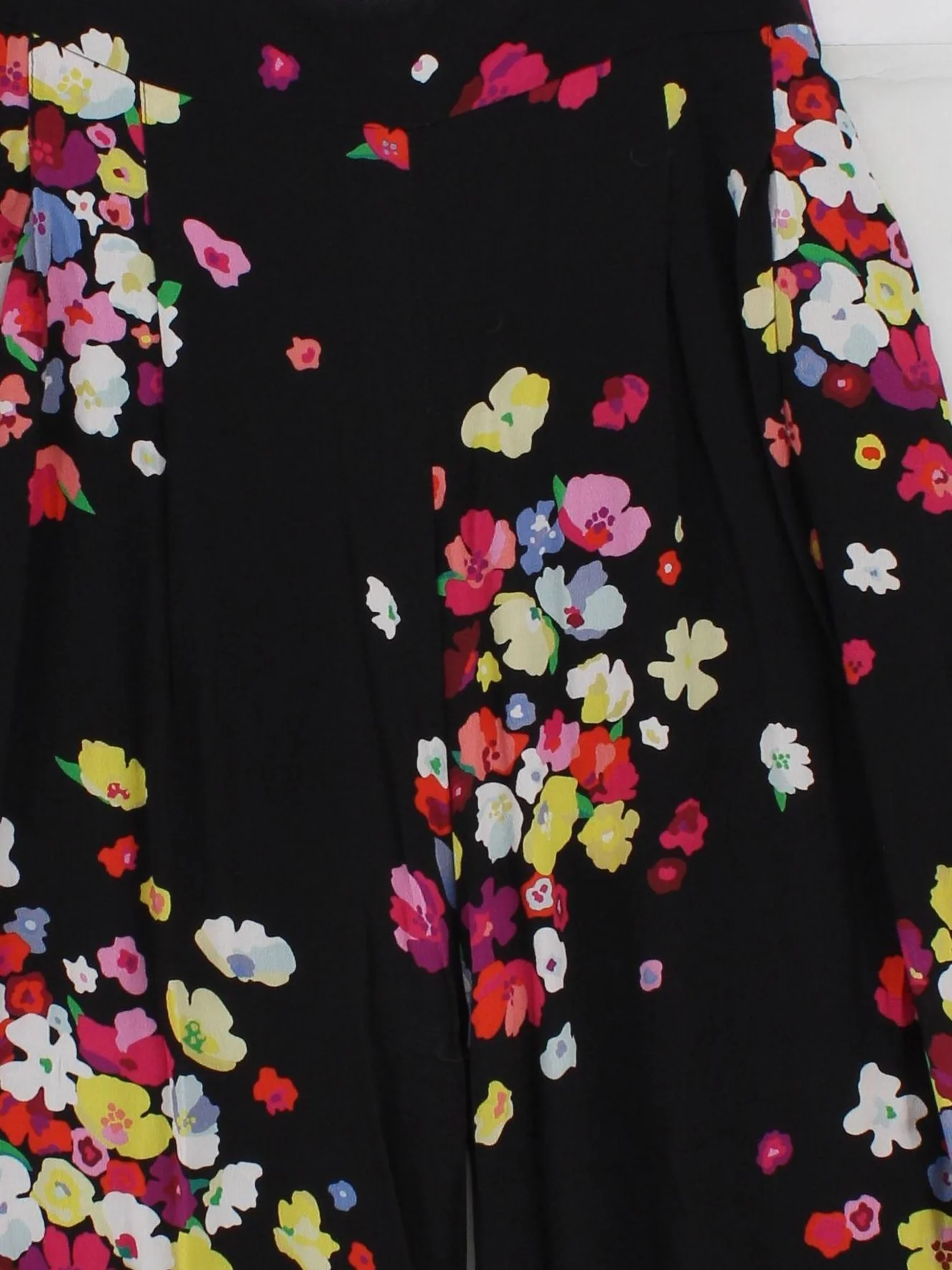 ANTHROPOLOGIE X DELPOZO Women's Trousers UK 14 Multi Viscose - Image 3