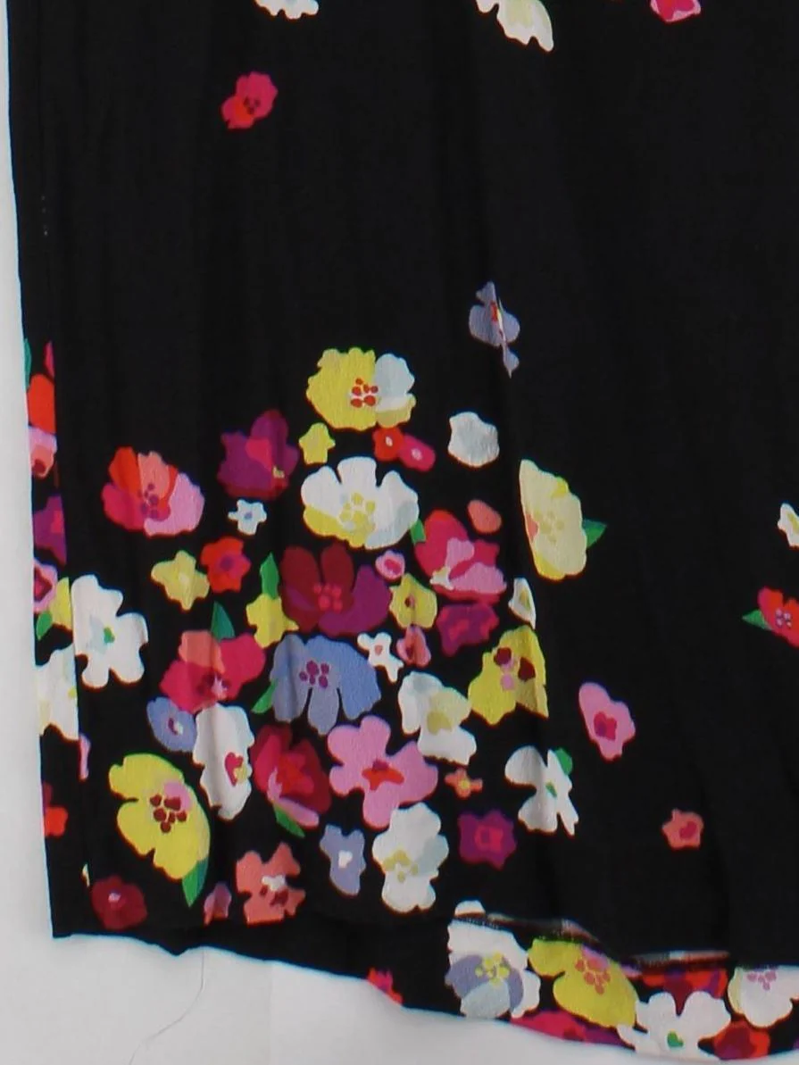 ANTHROPOLOGIE X DELPOZO Women's Trousers UK 14 Multi Viscose - Image 4