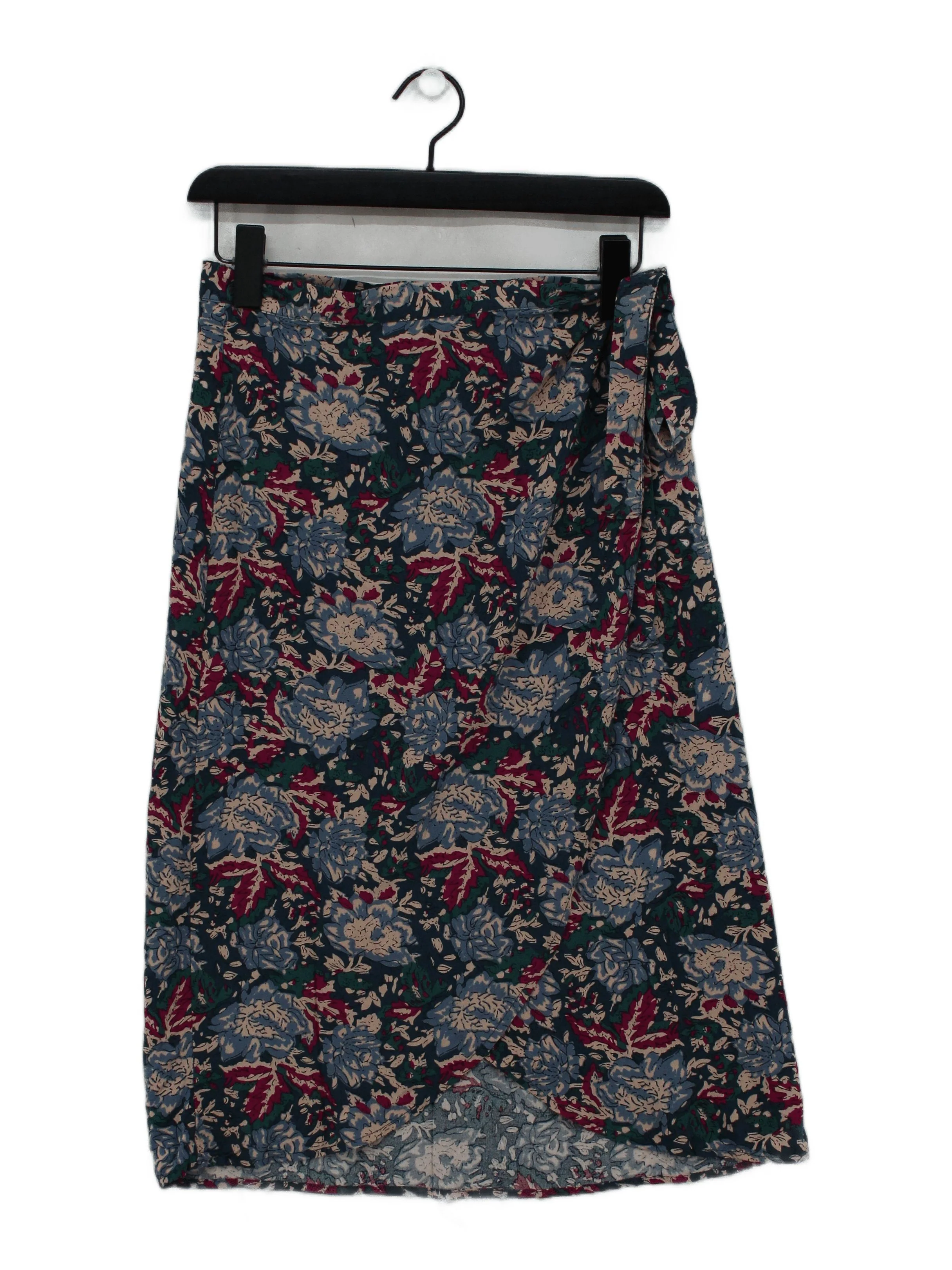 Antik Batik Women's Midi Skirt M Multi Floral 100% Other Midi Wrap