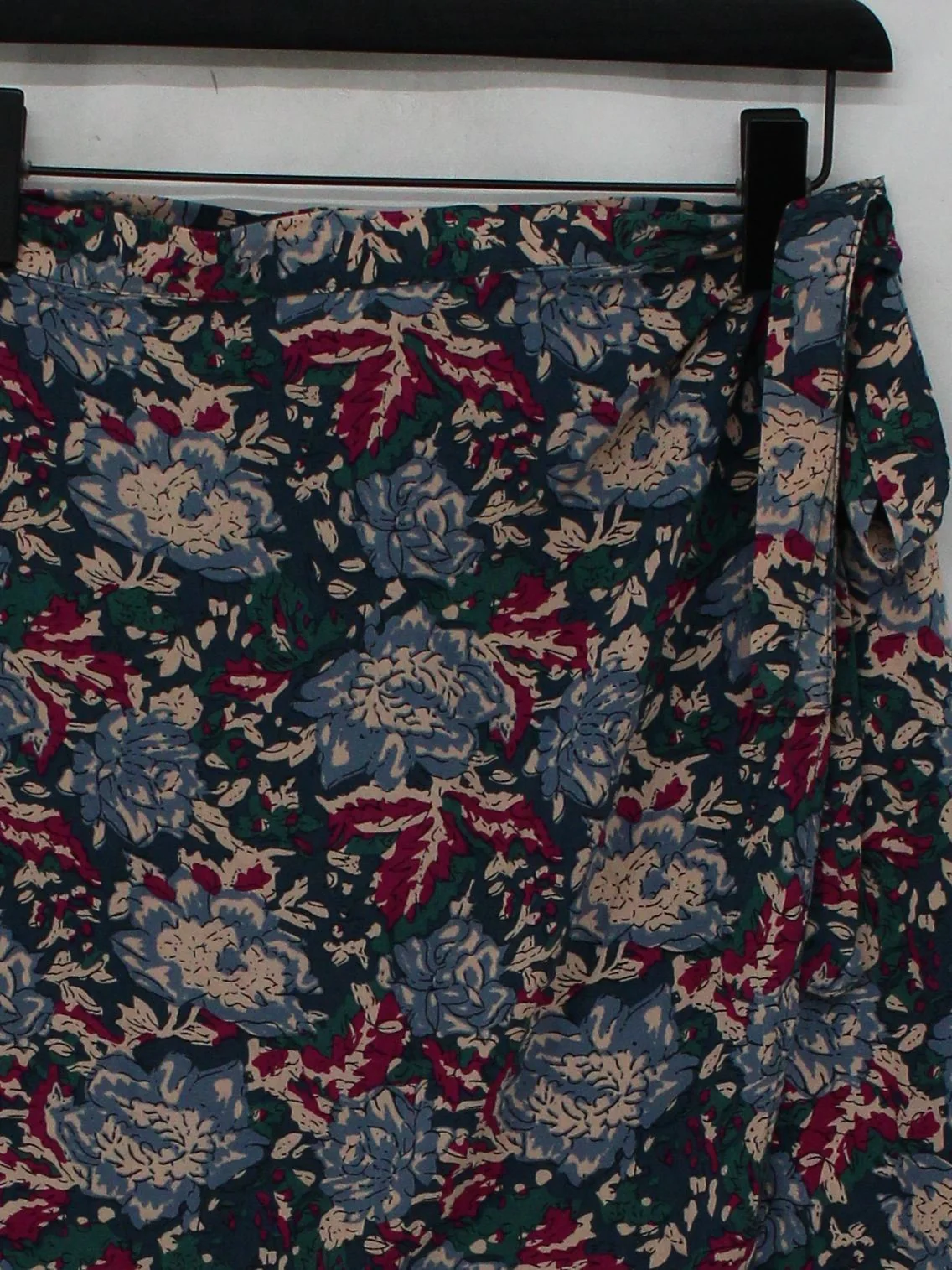 Antik Batik Women's Midi Skirt M Multi Floral 100% Other Midi Wrap - Image 3