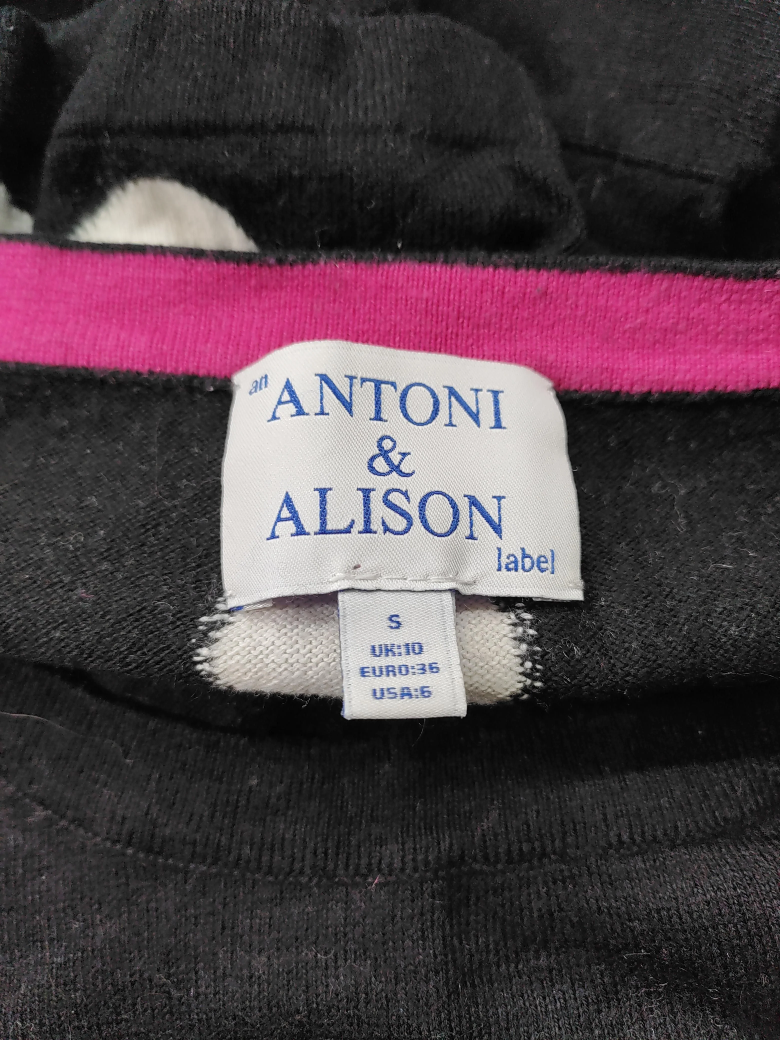 Antoni & Alison Skater Mini Dress UK10 in Black - Image 5