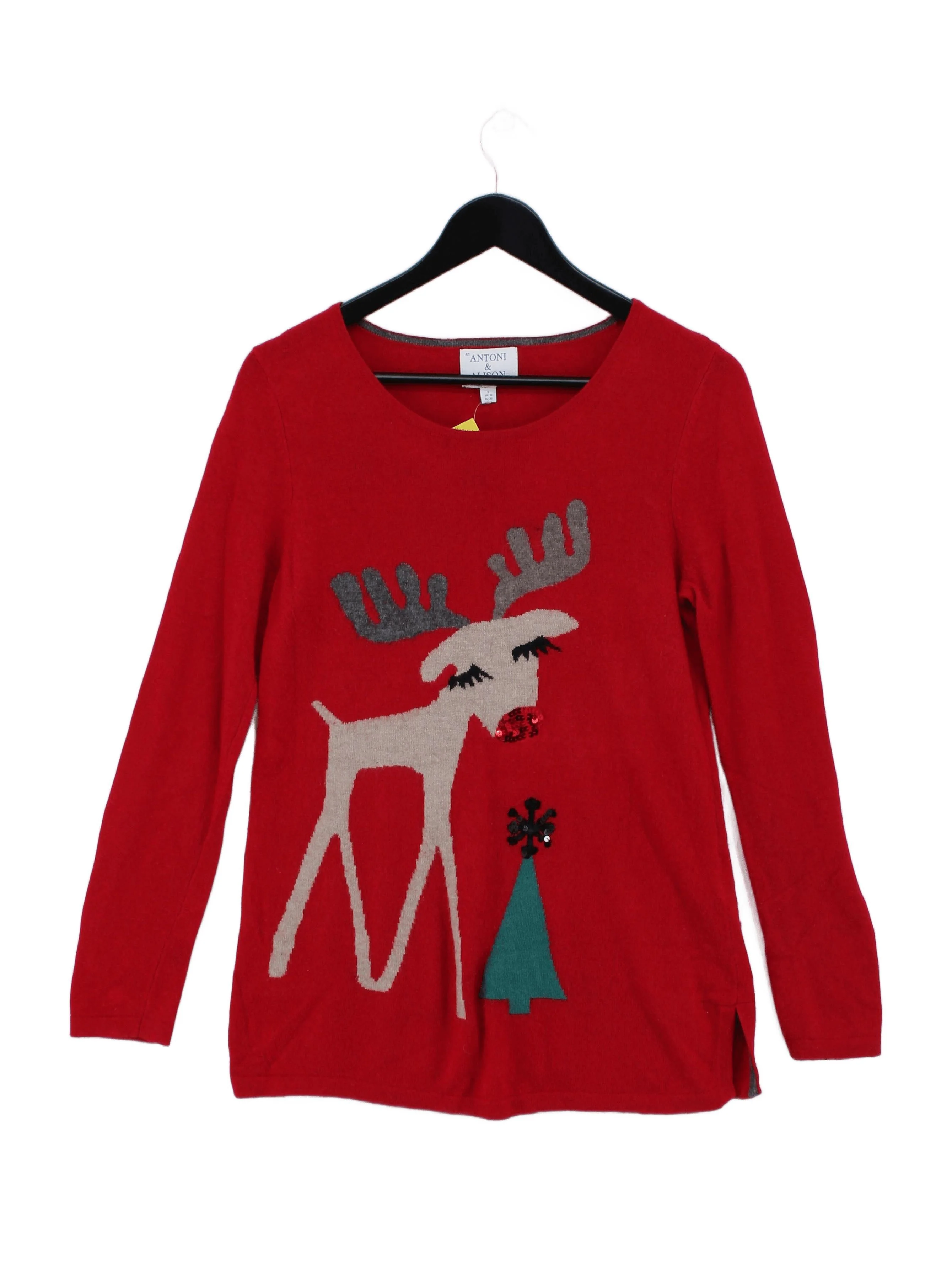 Antoni & Alison Women's Jumper S Red Viscose
