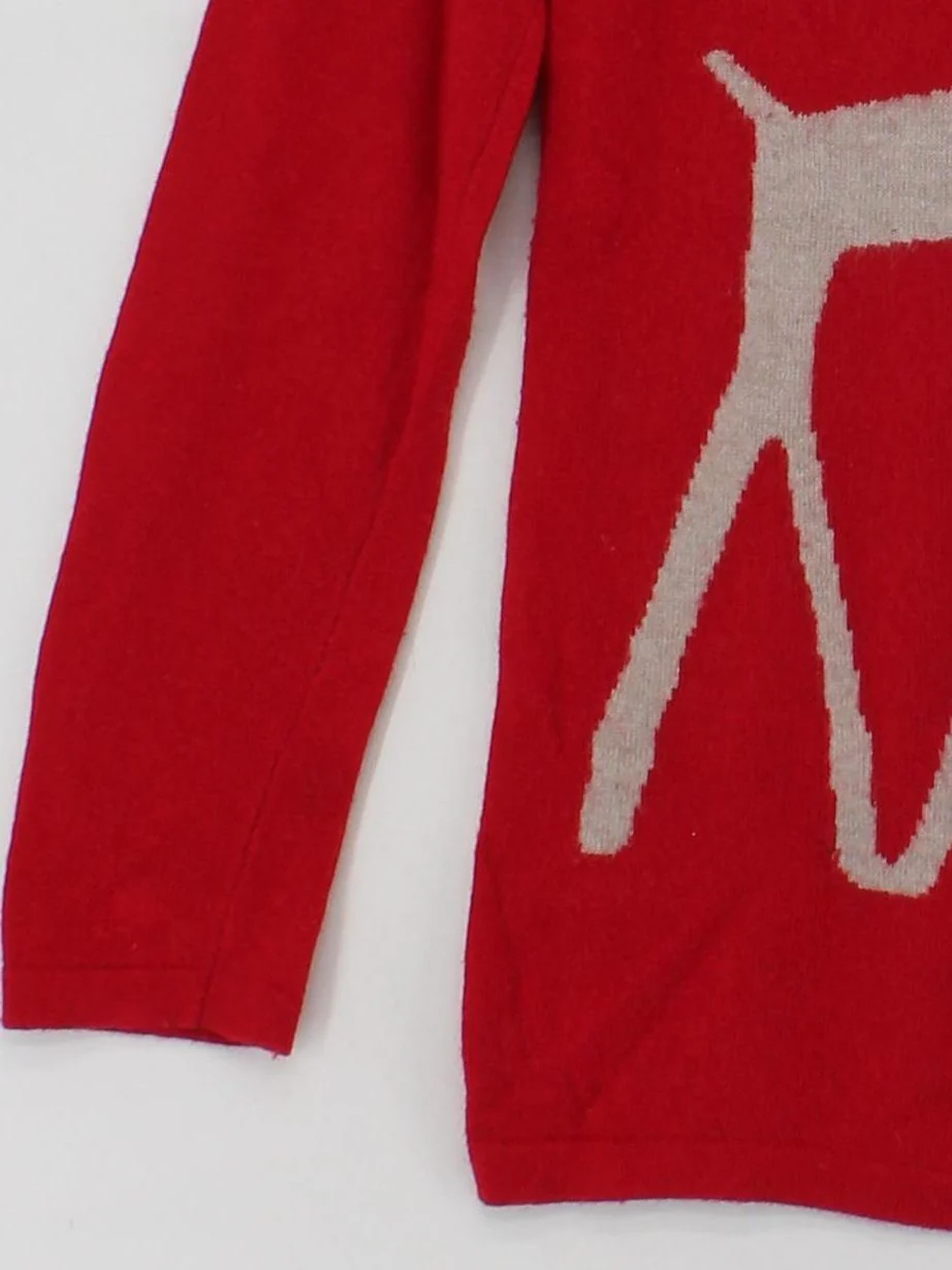 Antoni & Alison Women's Jumper S Red Viscose - Image 4