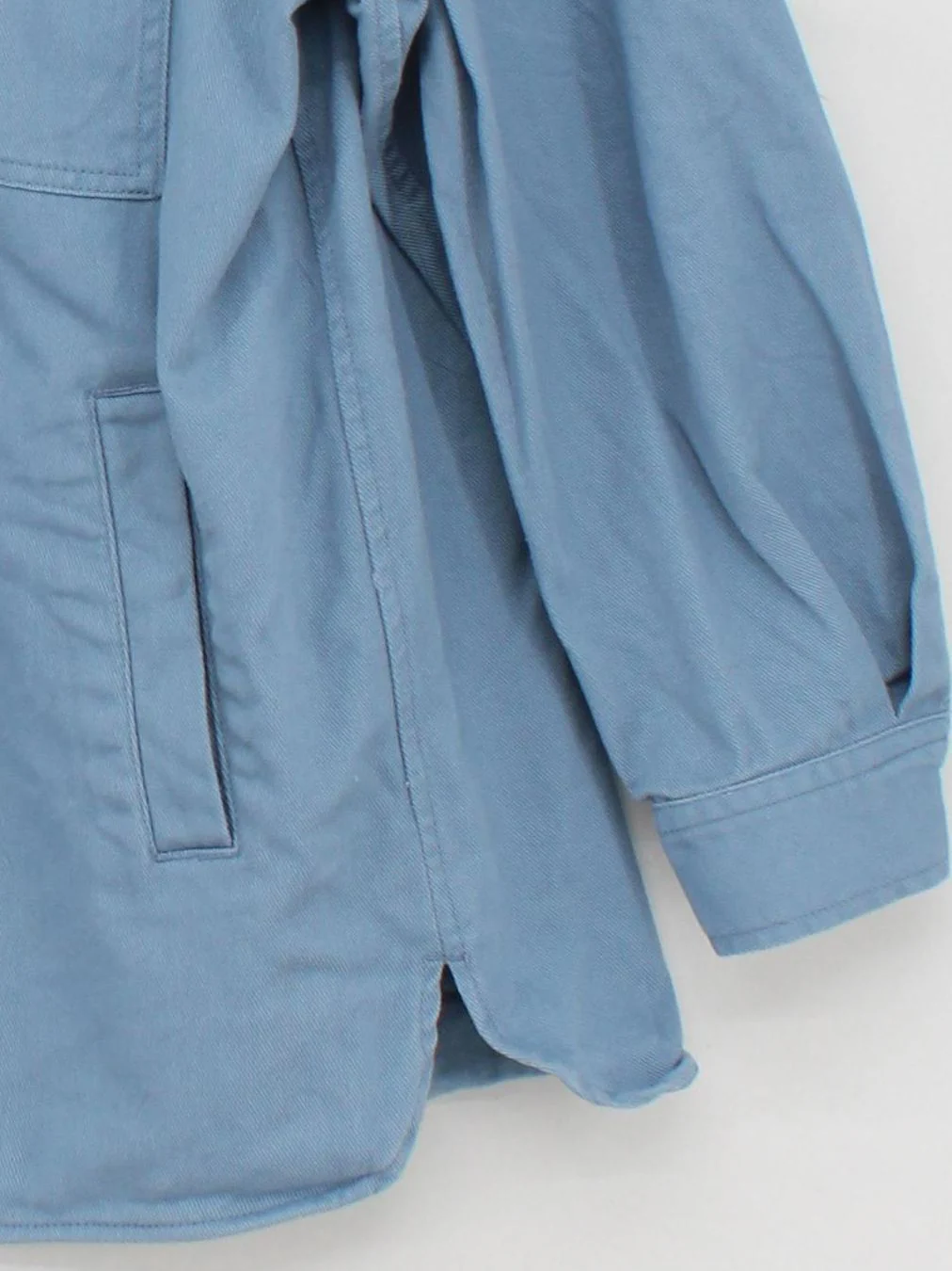 ANYDAY John Lewis Men's Shirt M Blue 100% Cotton Basic - Image 4