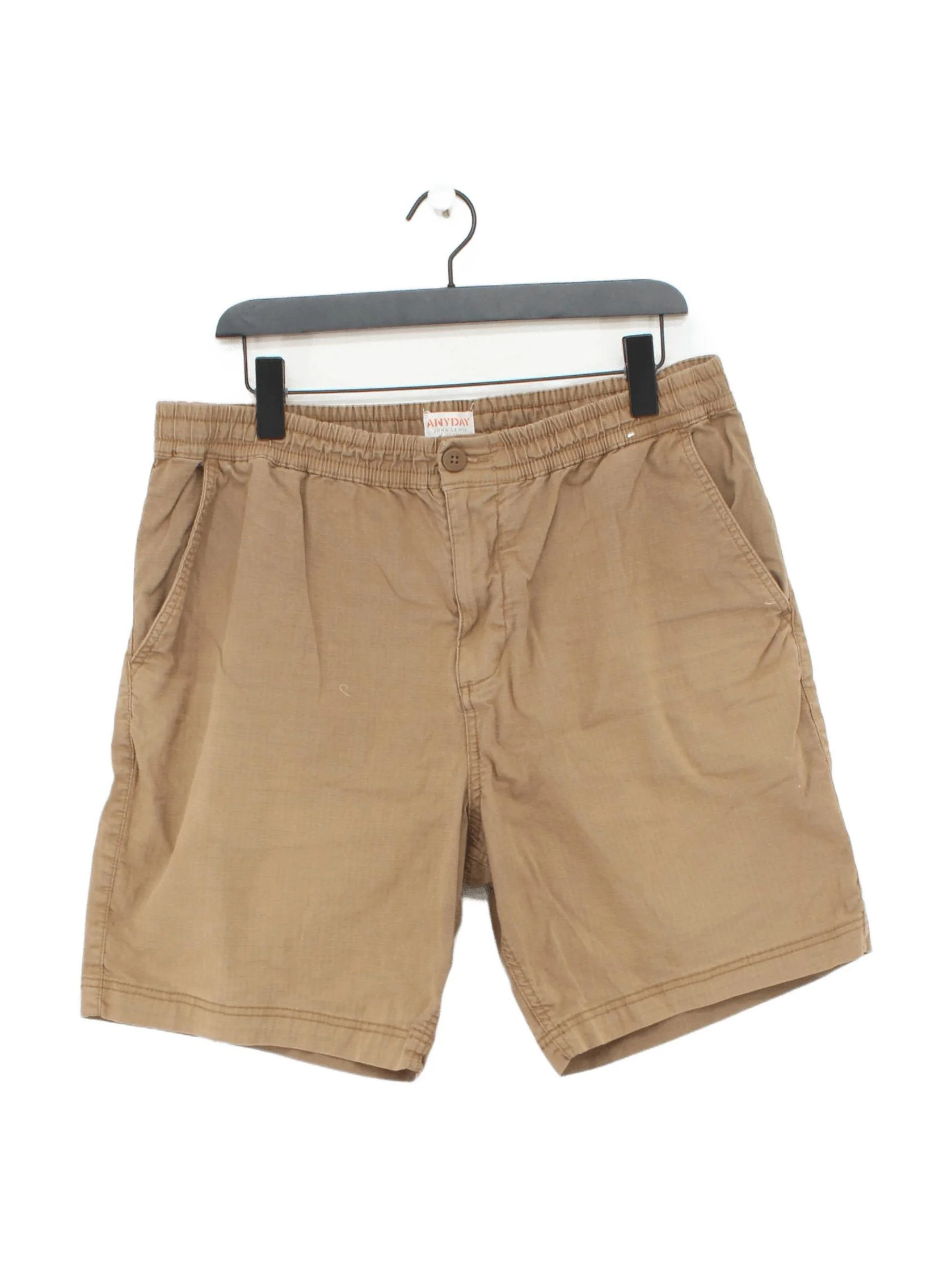 ANYDAY John Lewis Men's Shorts XXL Tan Cotton with Elastane Chino