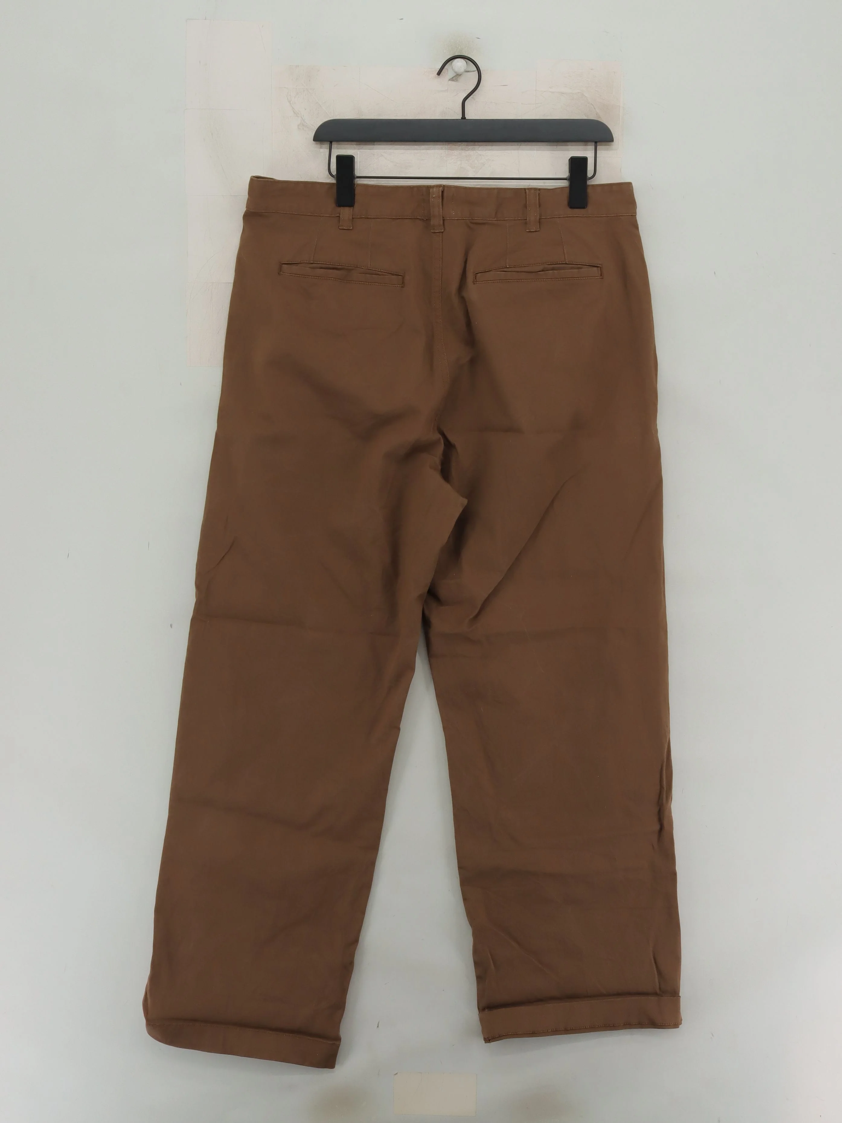 ANYDAY John Lewis Men's Trousers L Brown Cotton - Image 2