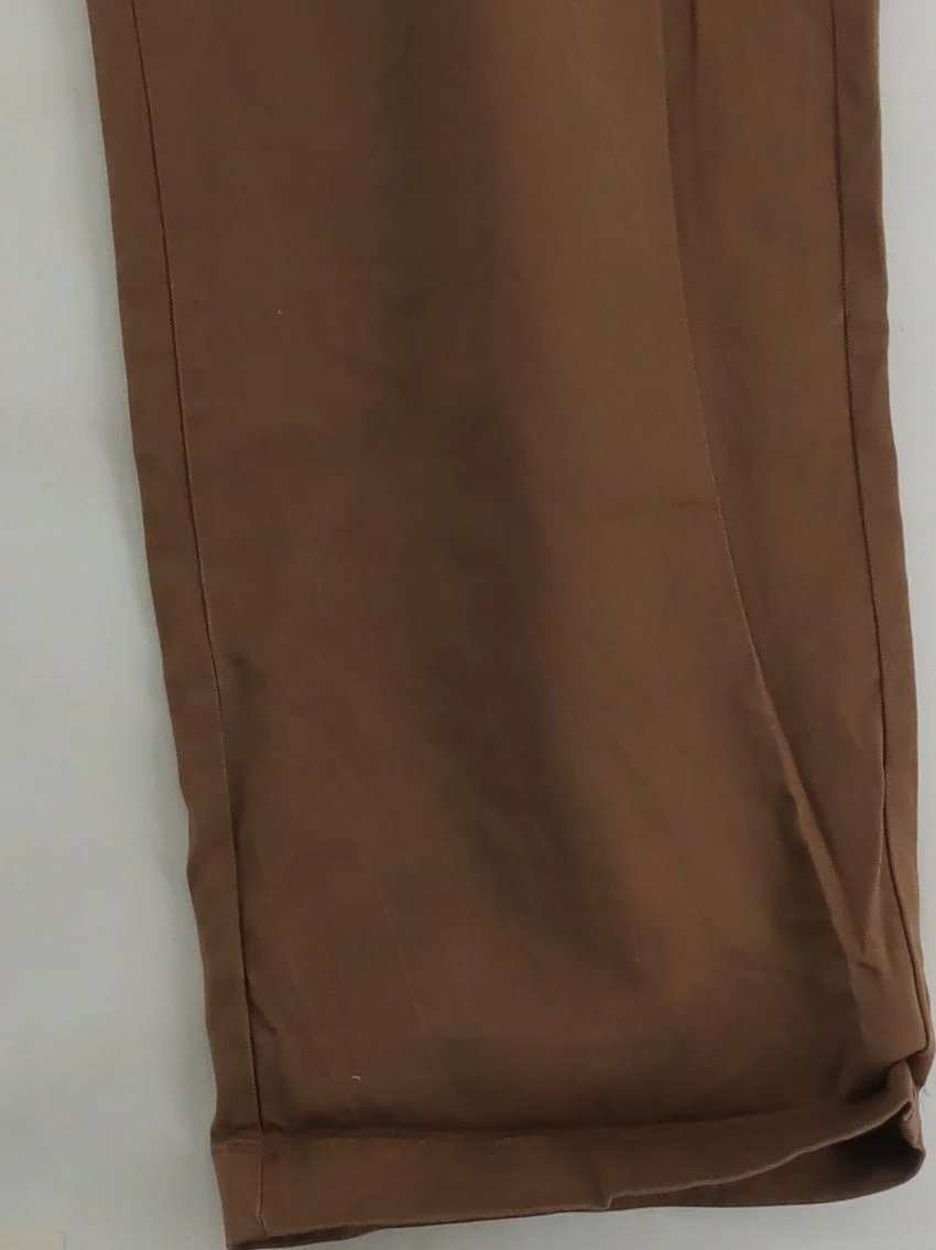 ANYDAY John Lewis Men's Trousers L Brown Cotton - Image 4