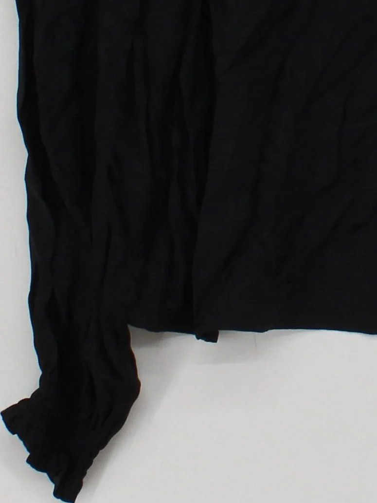 ANYDAY John Lewis Women's Blouse UK 10 Black 100% Viscose Basic - Image 4