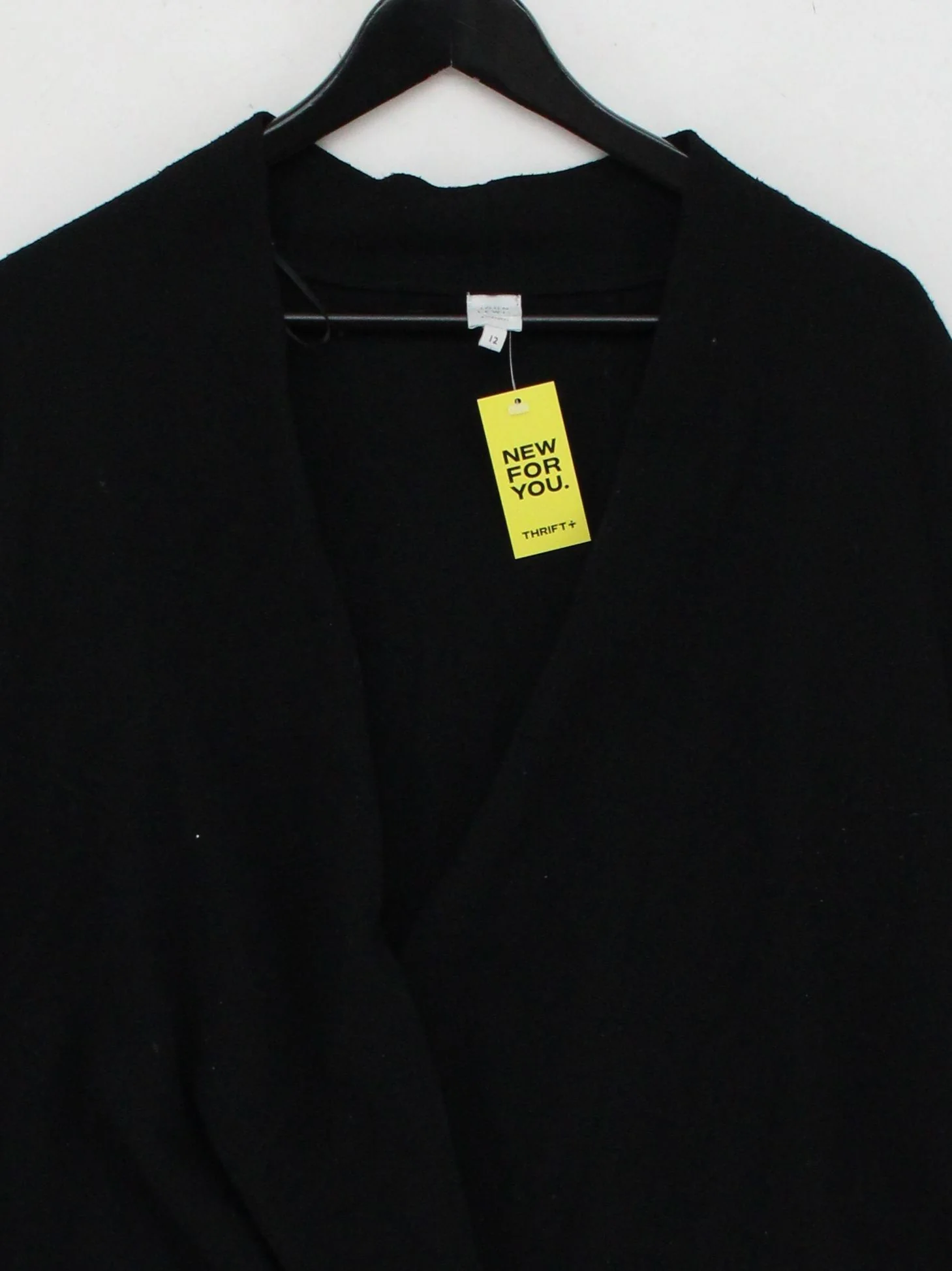 ANYDAY John Lewis Women's Cardigan UK 12 Black 100% Other V-Neck Cardigan - Image 3