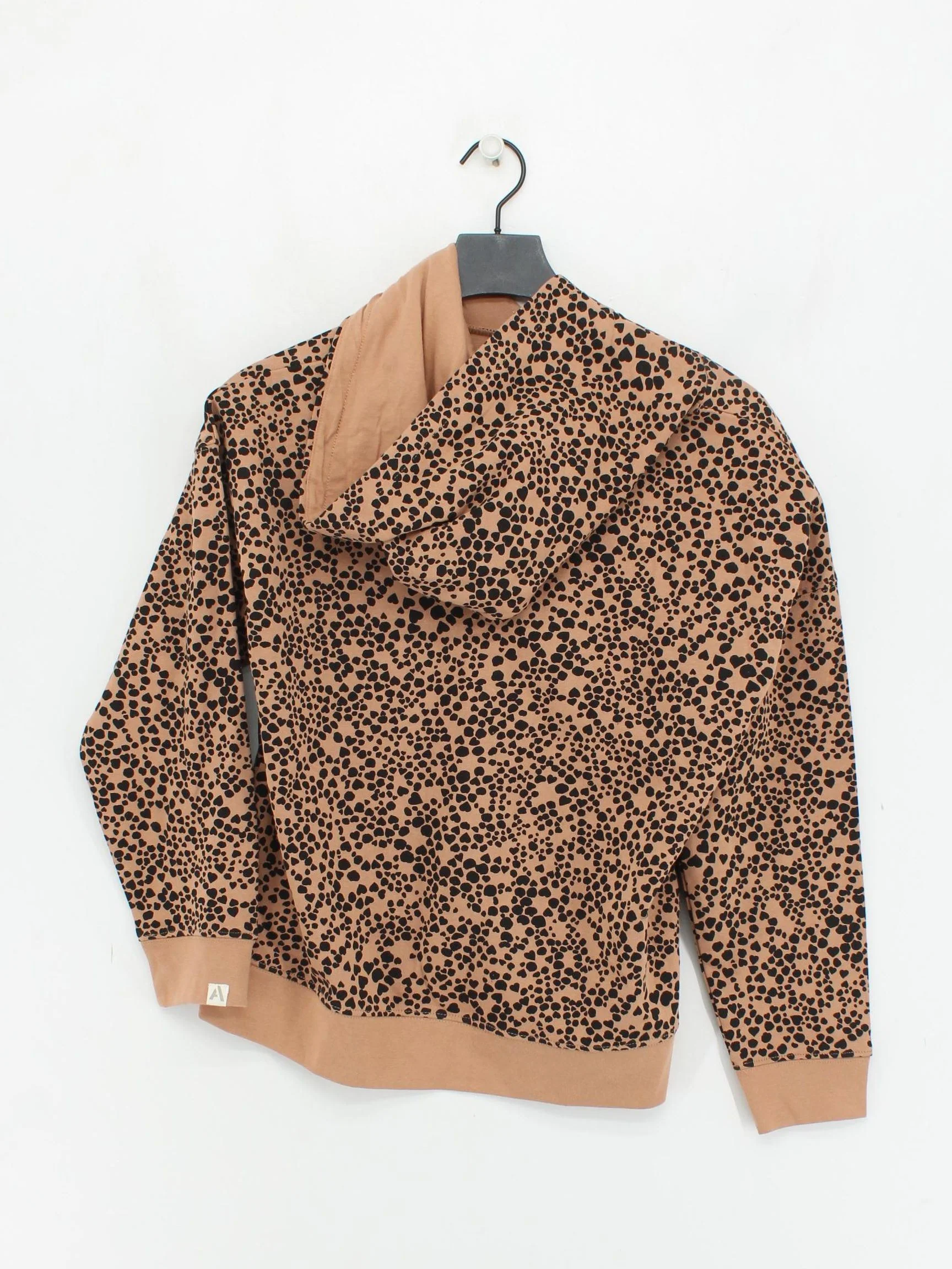 ANYDAY John Lewis Women's Hoodie UK 10 Brown Animal Print 100% Other Pullover - Image 2