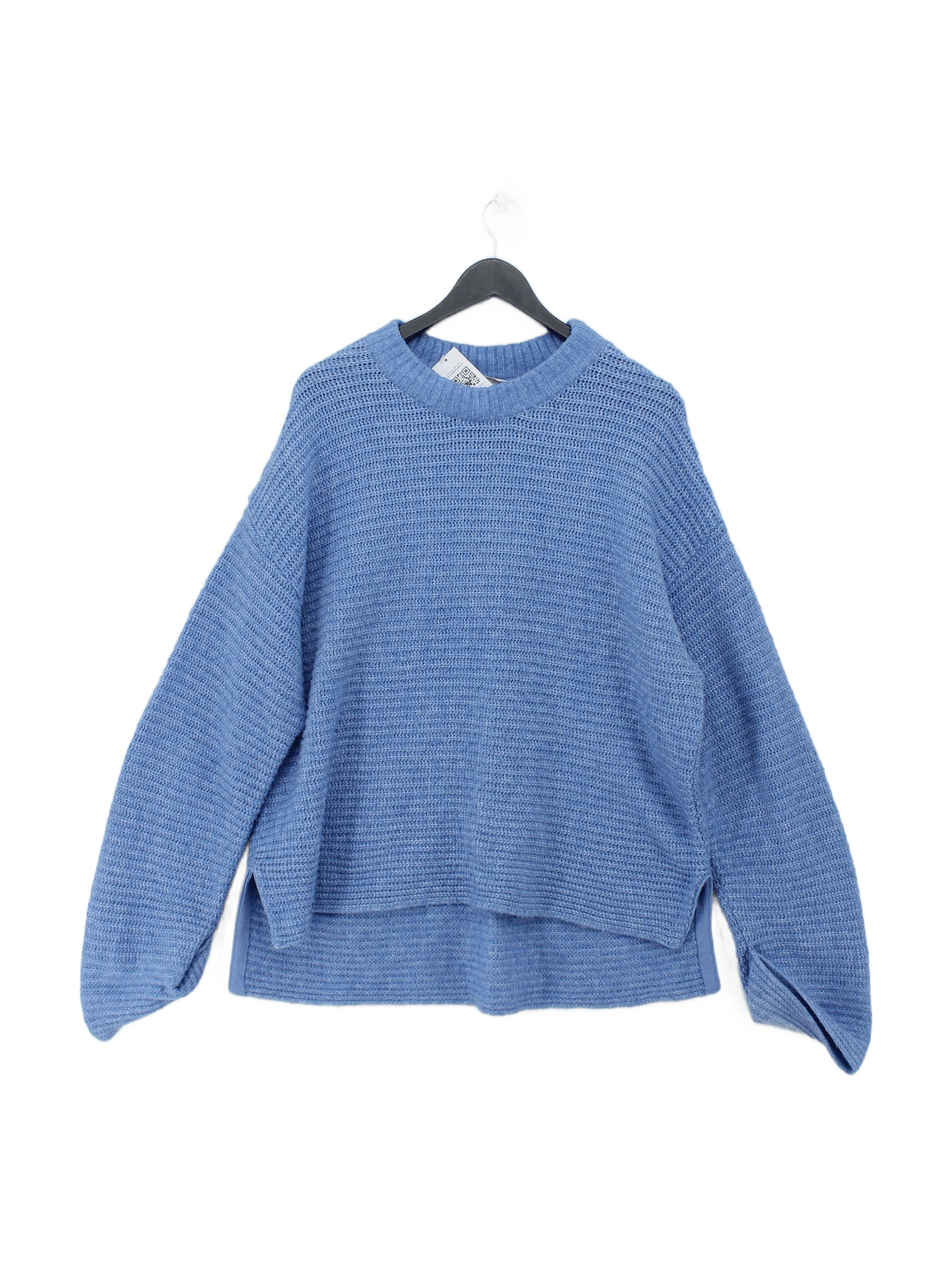 ANYDAY John Lewis Women's Jumper L Blue Polyester with Acrylic Pullover