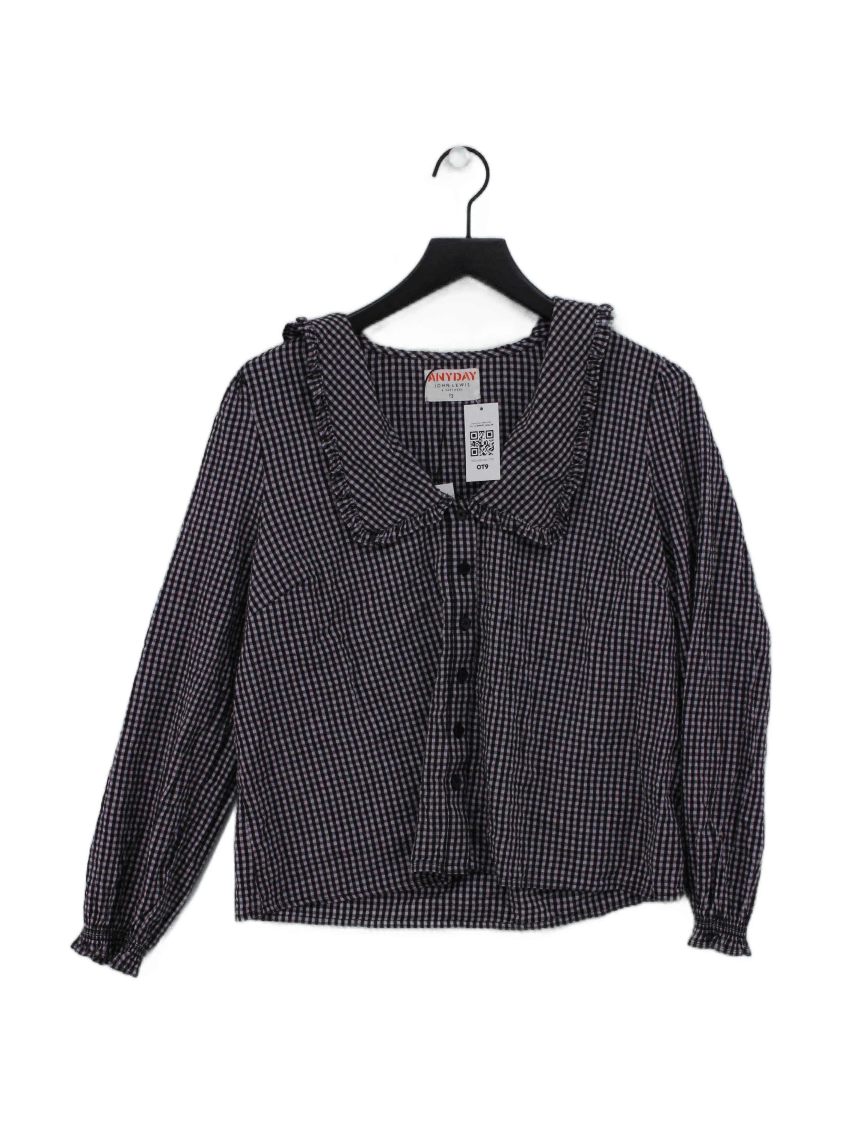 ANYDAY John Lewis Women's Shirt UK 12 Multi 100% Cotton Basic